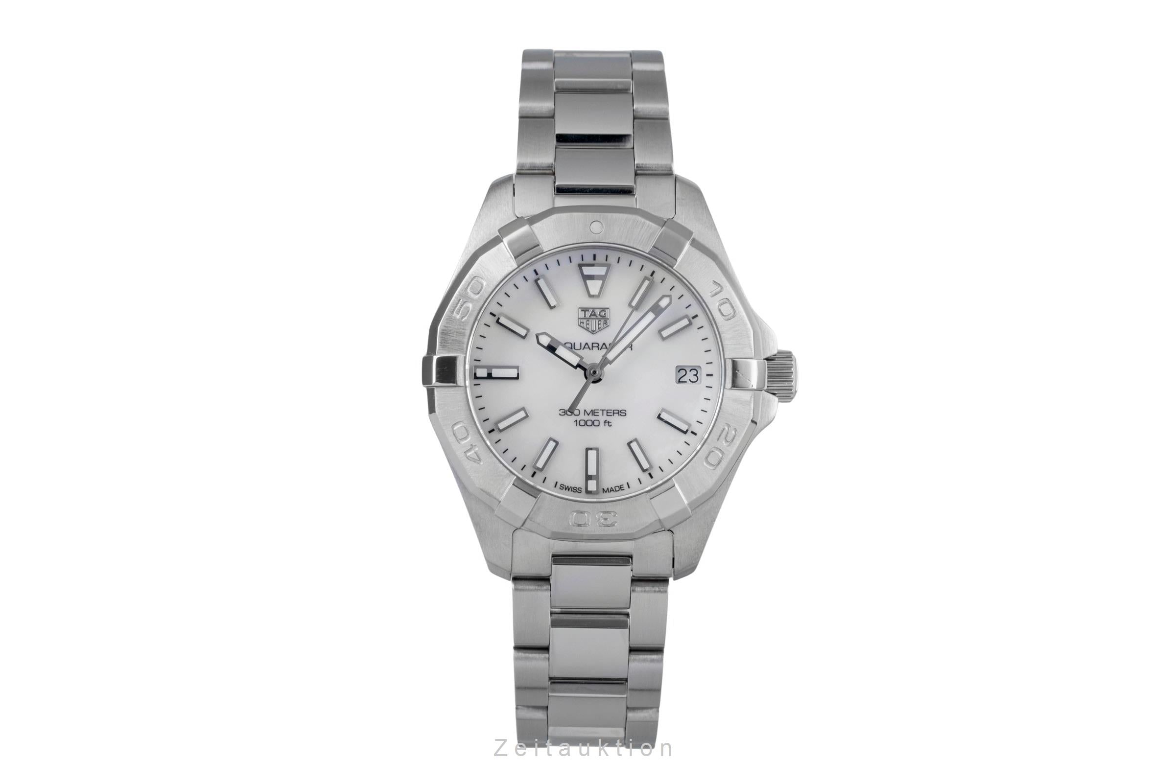 Tag Heuer Aquaracer Stahl MOP Dial Damenuhr Ref.WBD1311.BA0740 B&P 2018 [2505681]