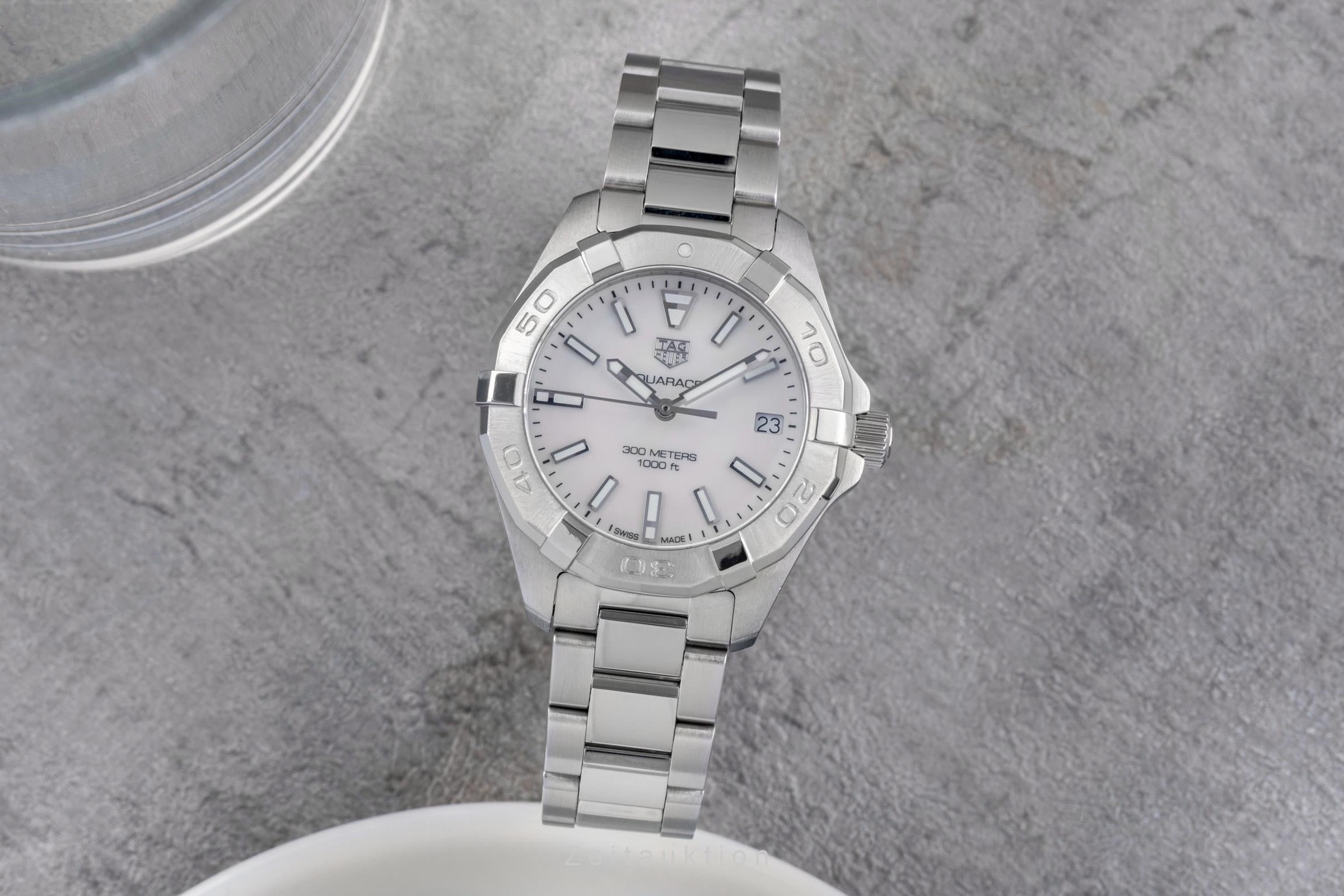 Tag Heuer Aquaracer Stahl MOP Dial Damenuhr Ref.WBD1311.BA0740 B&P 2018 [2505681]
