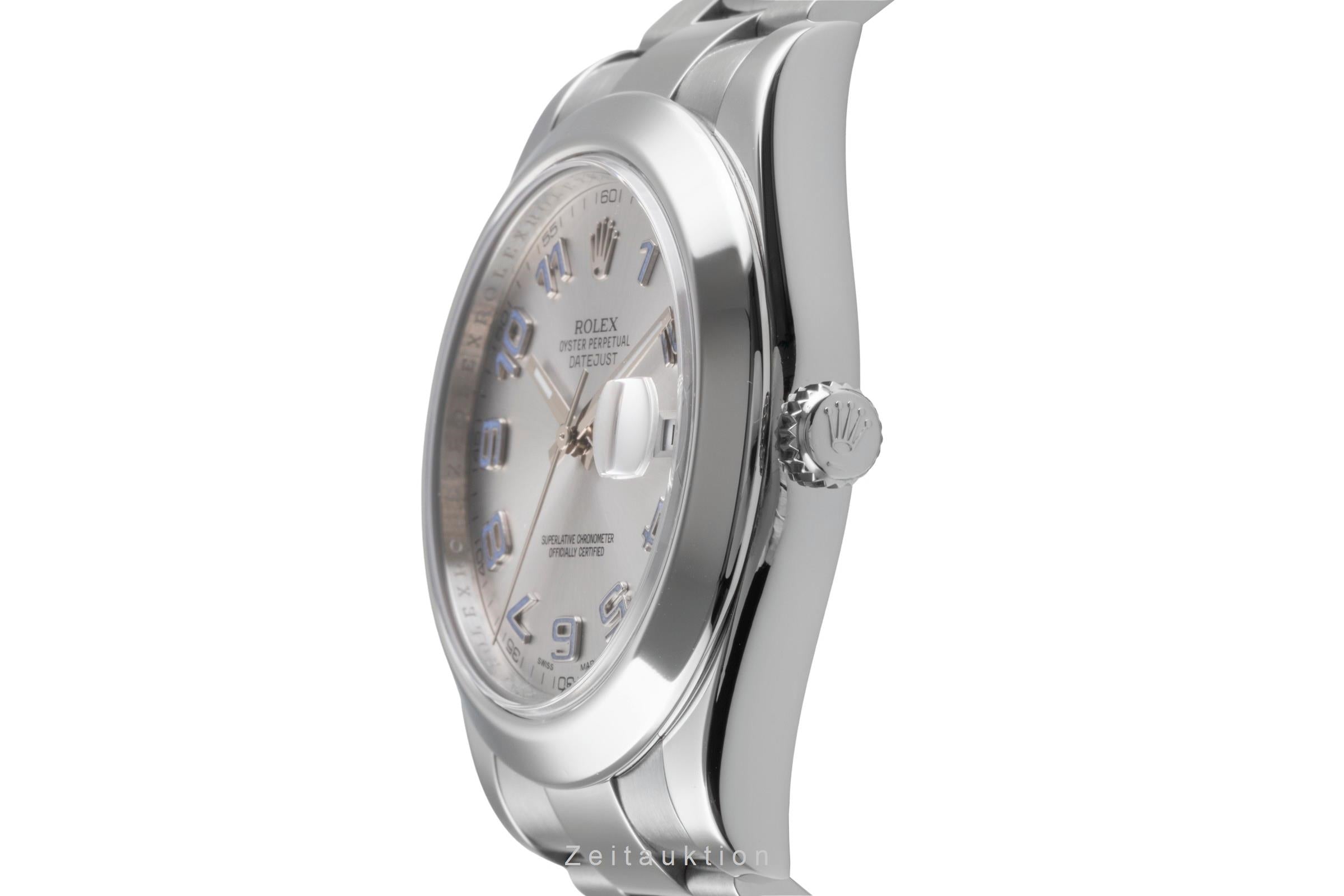 Rolex Datejust II 41 Blue Dial Oyster Edelstahl Automatik Herrenuhr Ref. 116300 [2505682]