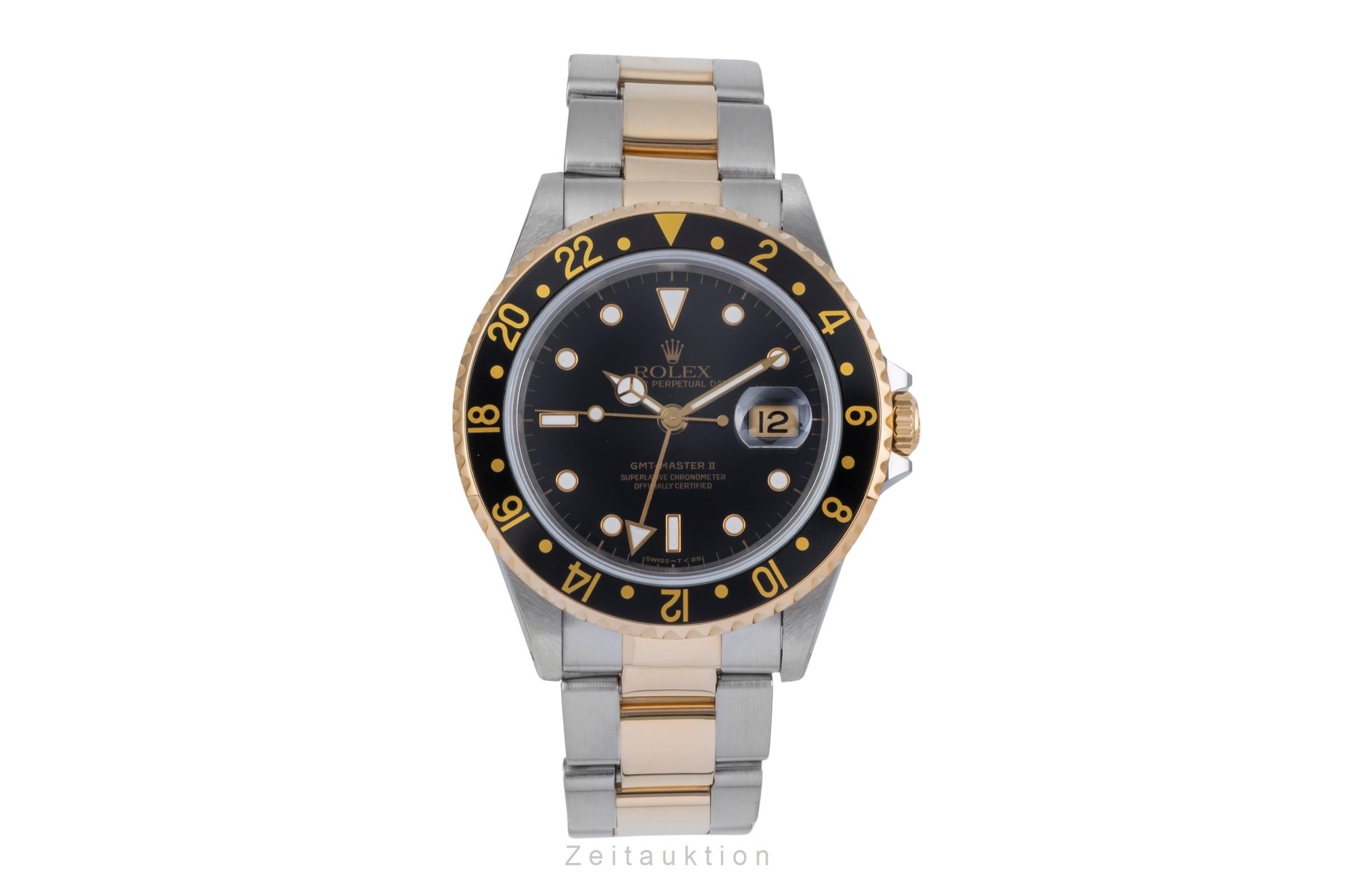 Rolex GMT-Master II acier / or  automatique montre pour hommes 16713  [2505688]