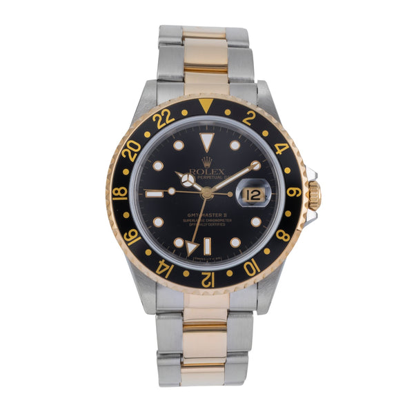 Rolex GMT-Master II acier / or  automatique montre pour hommes 16713  [2505688]