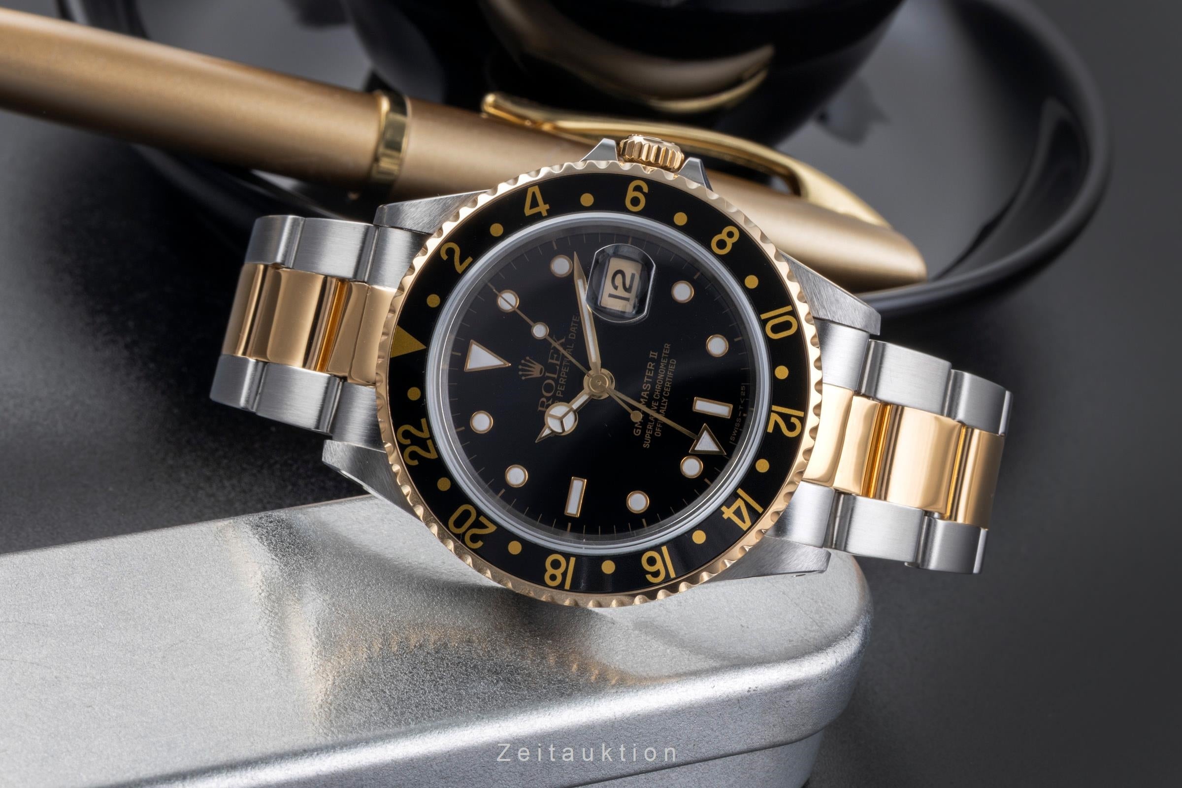 Rolex GMT-Master II steel / gold automatic Kal. 3185 Ref. 16713
