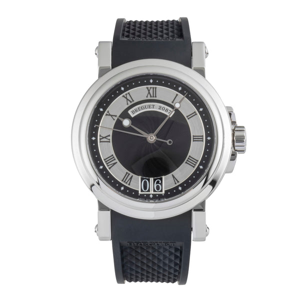 Breguet Marine ´Horloger de la Marine´ Stahl Automatik Ref G5817ST925V8 B&P 2016 [2505691]