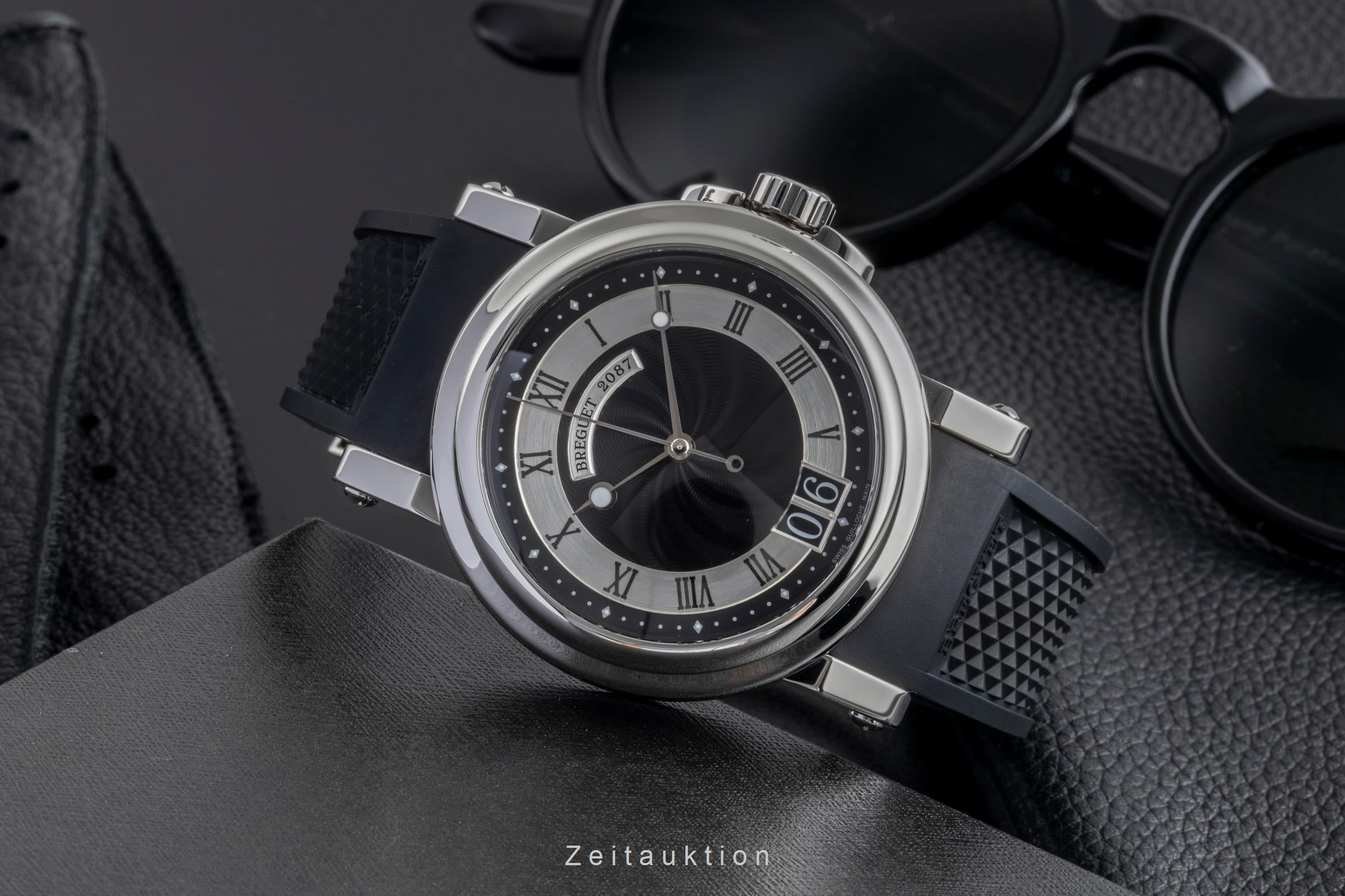 Breguet Marine ´Horloger de la Marine´ Stahl Automatik Ref G5817ST925V8 B&P 2016 [2505691]