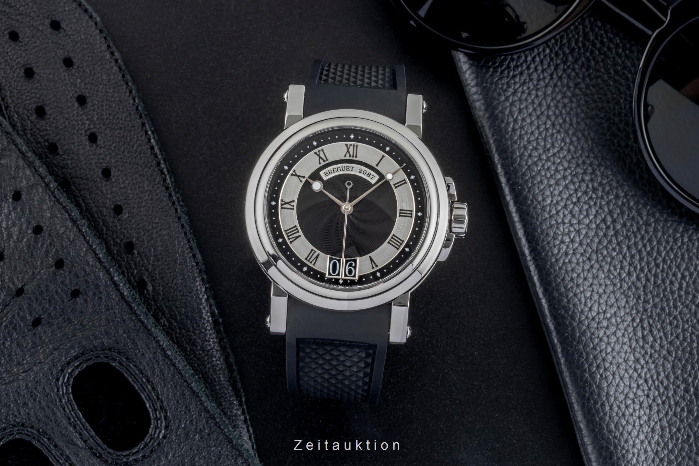 Breguet Marine ´Horloger de la Marine´ Stahl Automatik Ref G5817ST925V8 B&P 2016 [2505691]