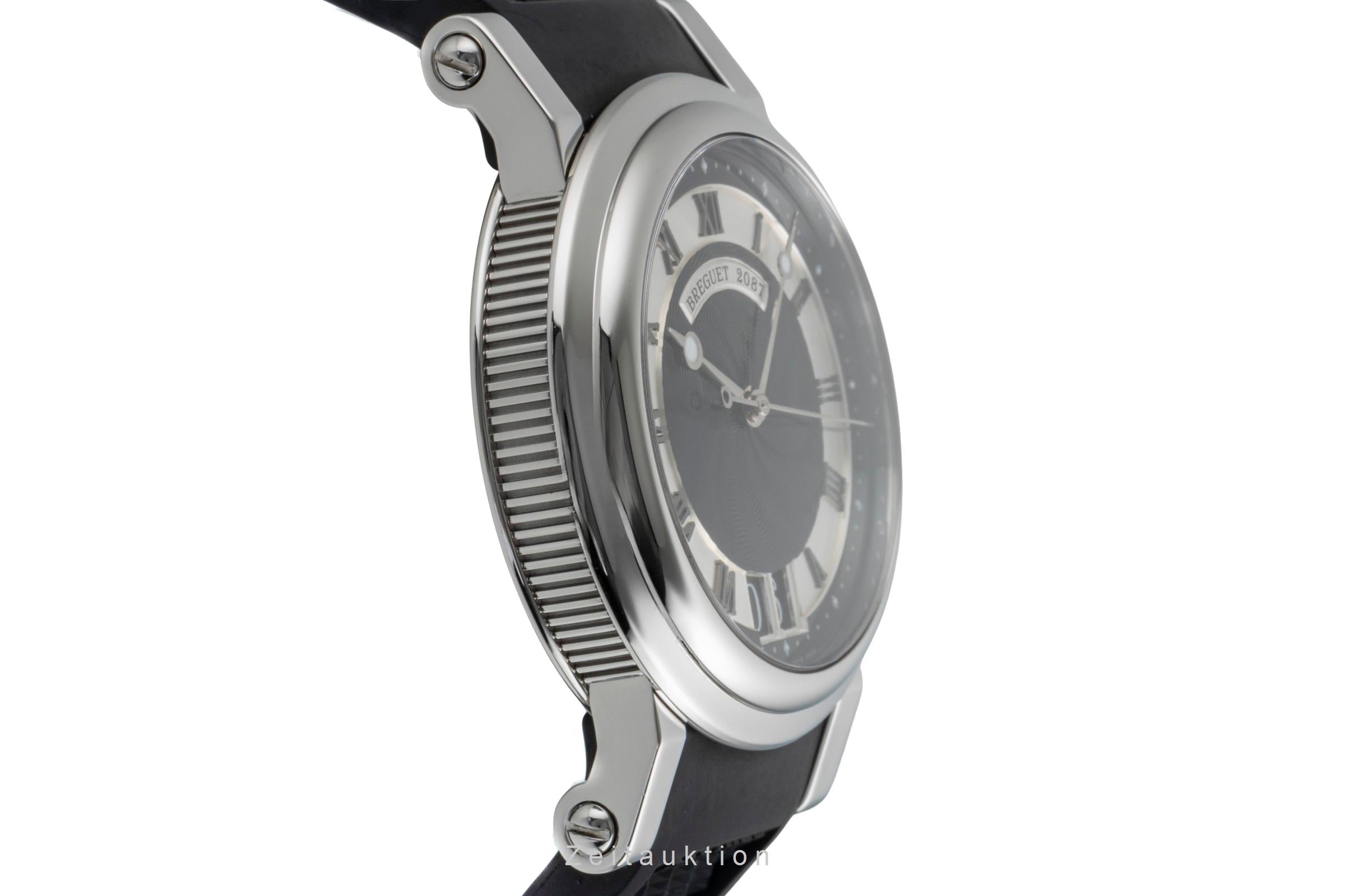 Breguet Marine ´Horloger de la Marine´ Stahl Automatik Ref G5817ST925V8 B&P 2016 [2505691]