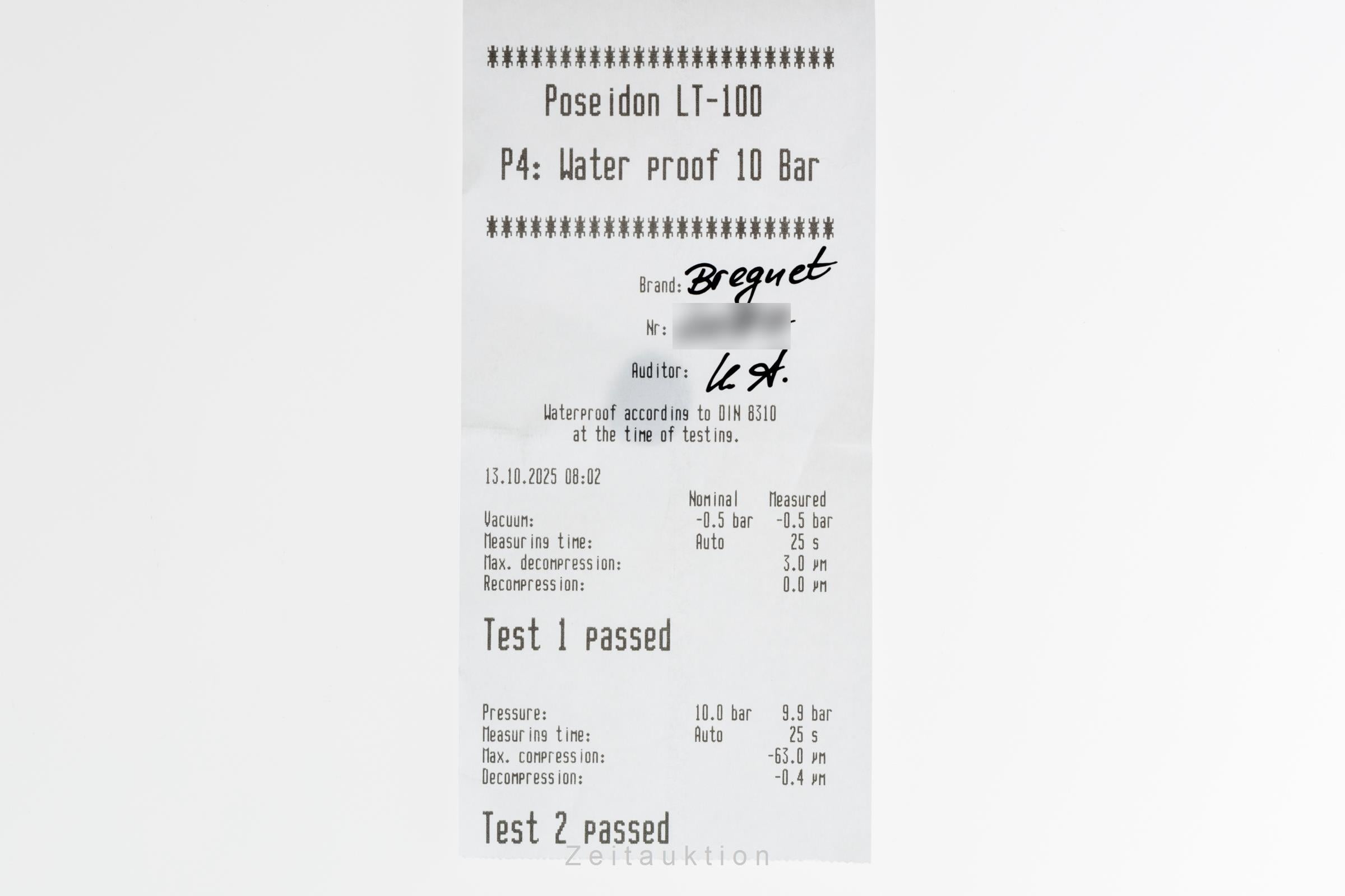 Breguet Marine ´Horloger de la Marine´ Stahl Automatik Ref G5817ST925V8 B&P 2016 [2505691]