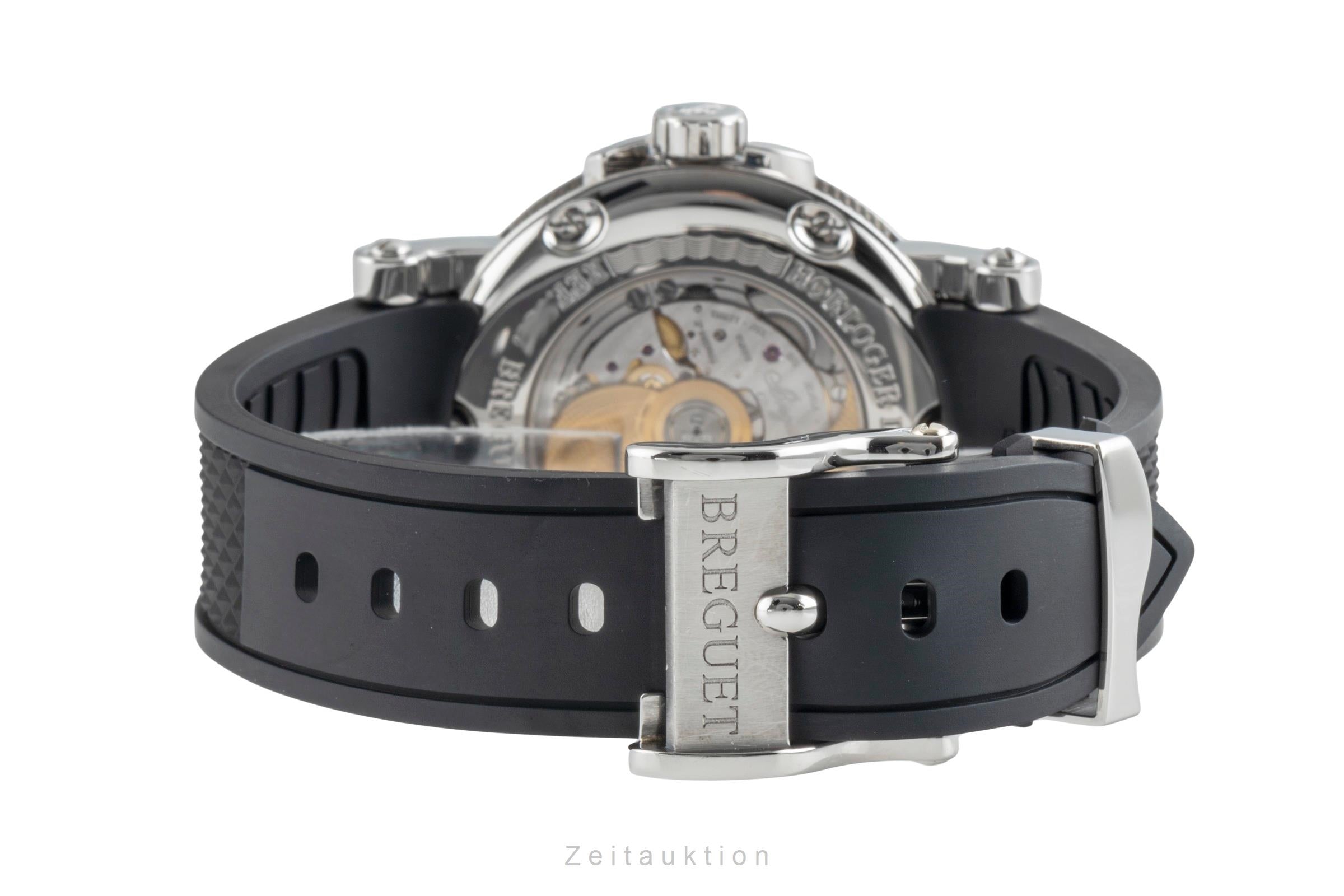Breguet Marine ´Horloger de la Marine´ Stahl Automatik Ref G5817ST925V8 B&P 2016 [2505691]