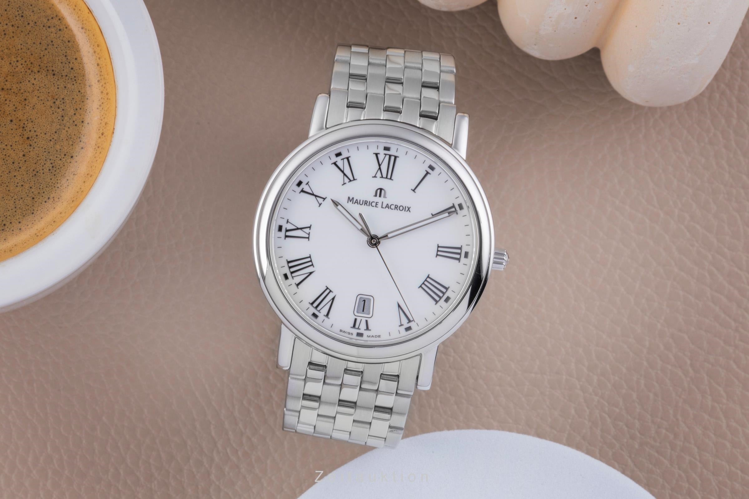 Maurice Lacroix Les Classiques acciaio quarzo orologio da uomo LC1017  [2505693]