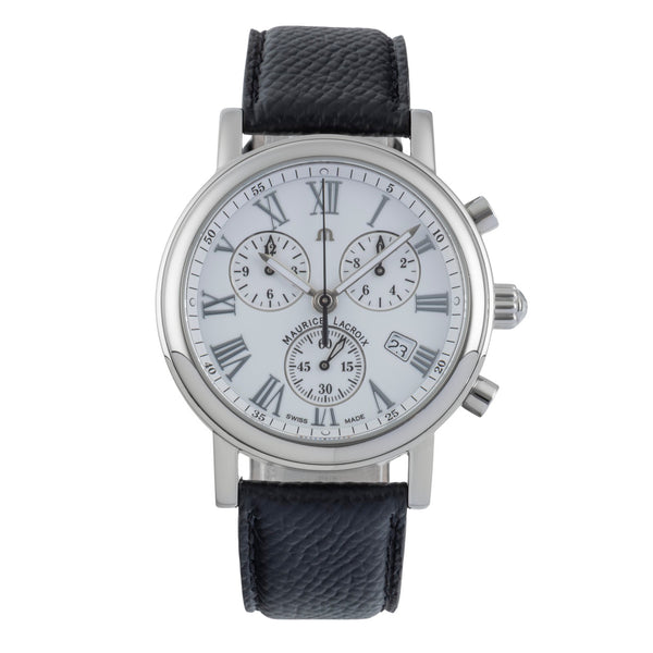 Maurice Lacroix Les Classiques chronographe acier quartz montre pour hommes LC1038  [2505694]