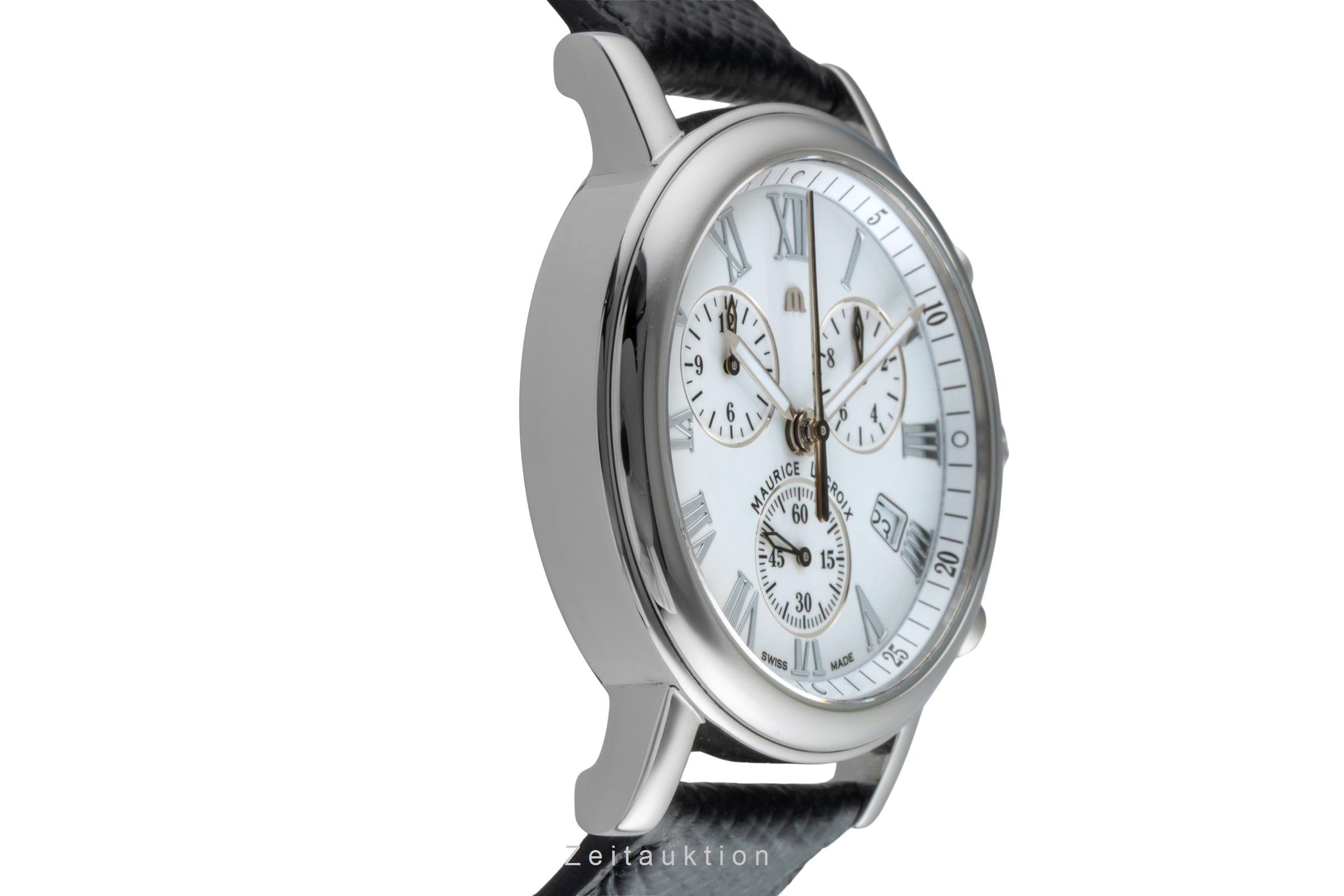 Maurice Lacroix Les Classiques chronograph steel quartz Ref