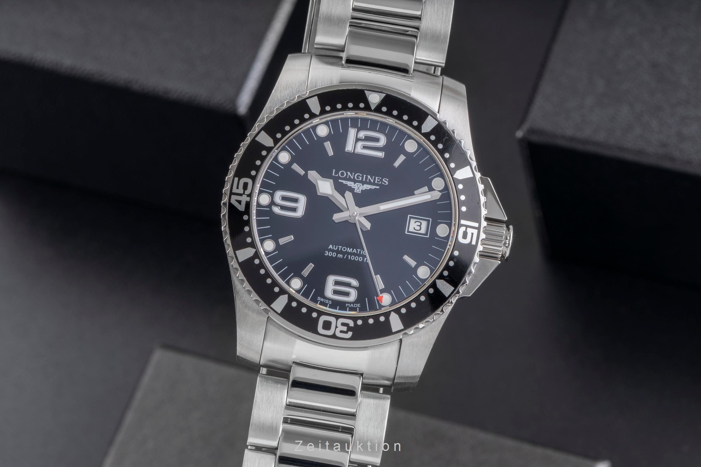 Longines Hydro Conquest steel automatic men's watch L3.642.4  [2505695]