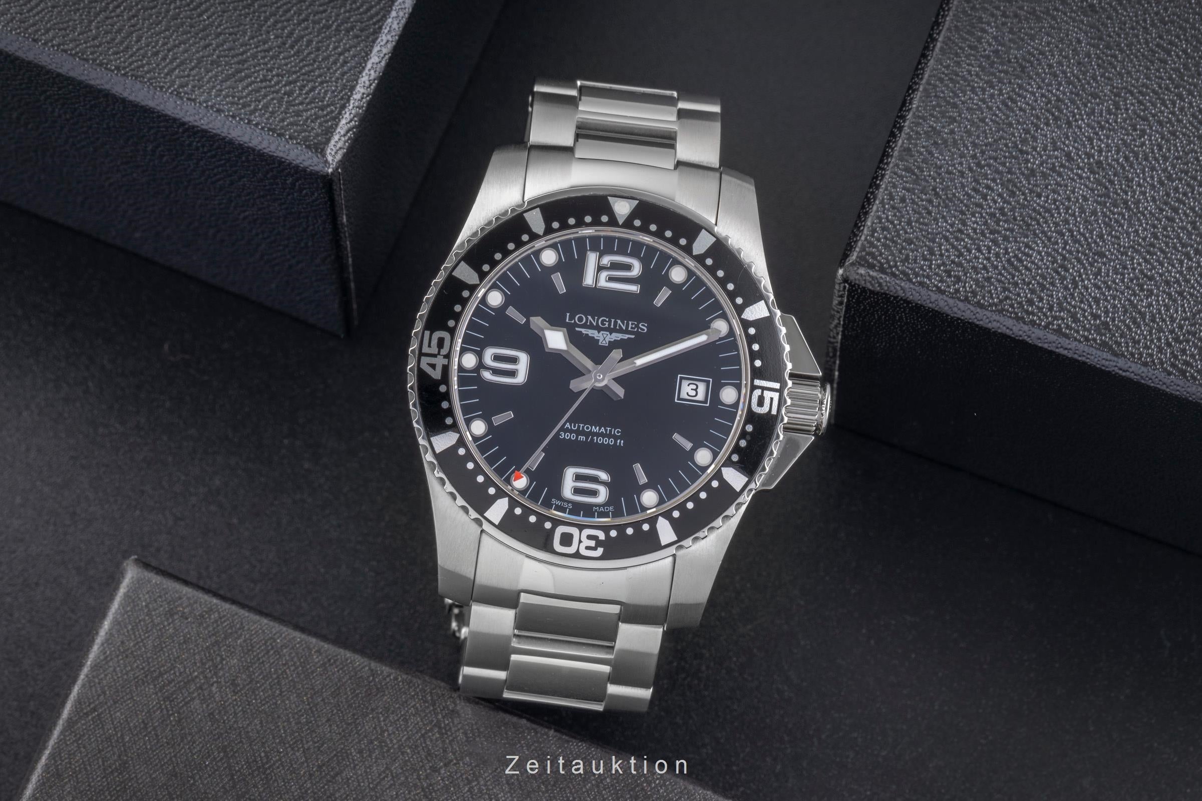 Longines Hydro Conquest steel automatic men's watch L3.642.4  [2505695]