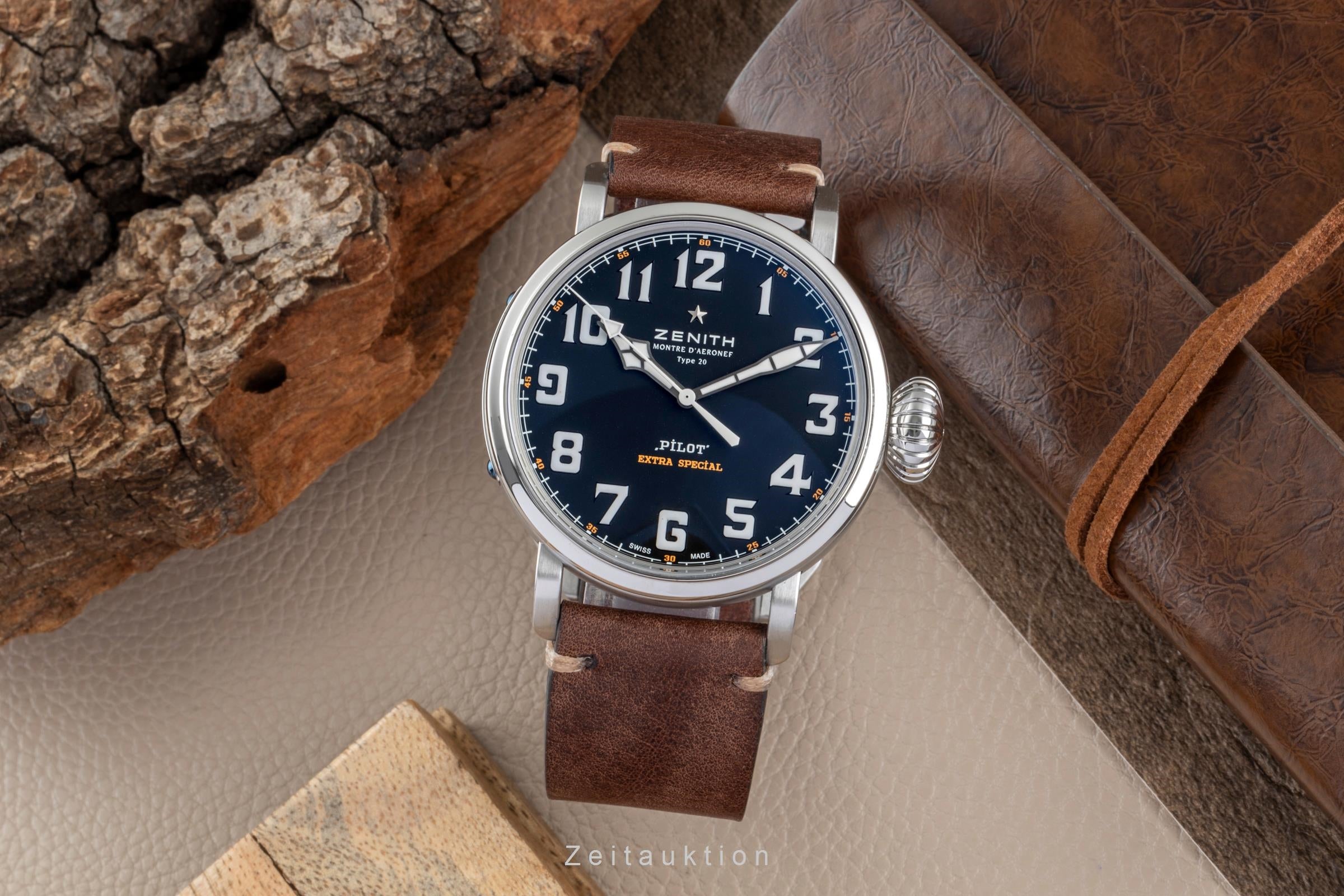 Zenith Pilot acier automatique montre pour hommes 03.2430.3000/21.C738  [2505703]