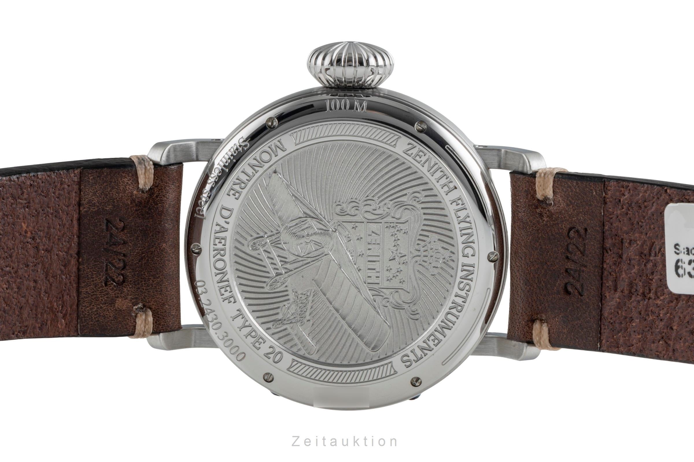 Zenith Pilot acier automatique montre pour hommes 03.2430.3000/21.C738  [2505703]