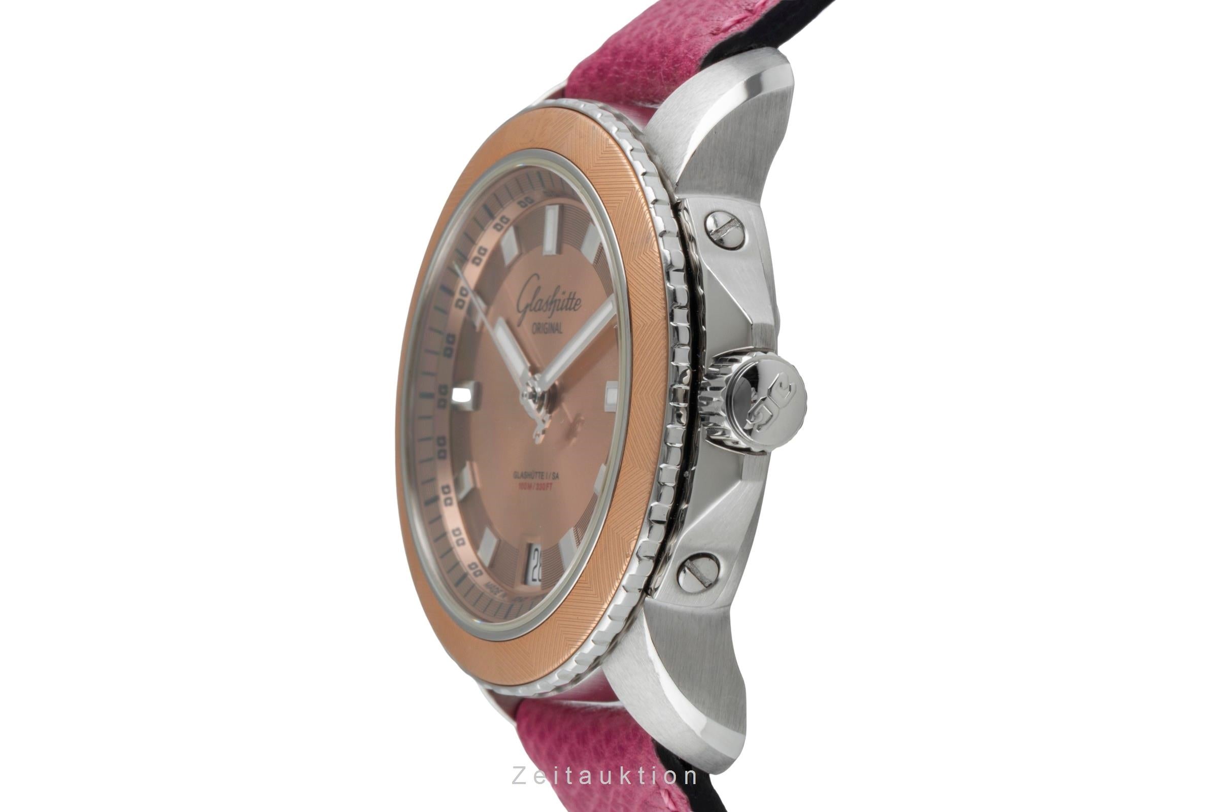 Glashütte Lady Sport acier automatique montre pour femmes 39-21-01-02-04  [2505705]