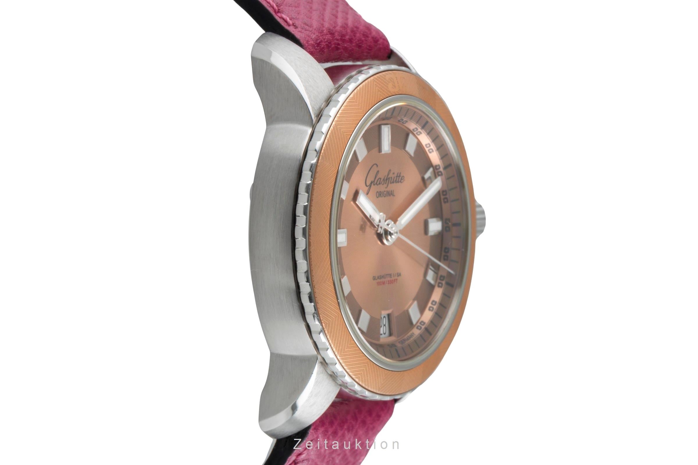 Glashütte Lady Sport acier automatique montre pour femmes 39-21-01-02-04  [2505705]