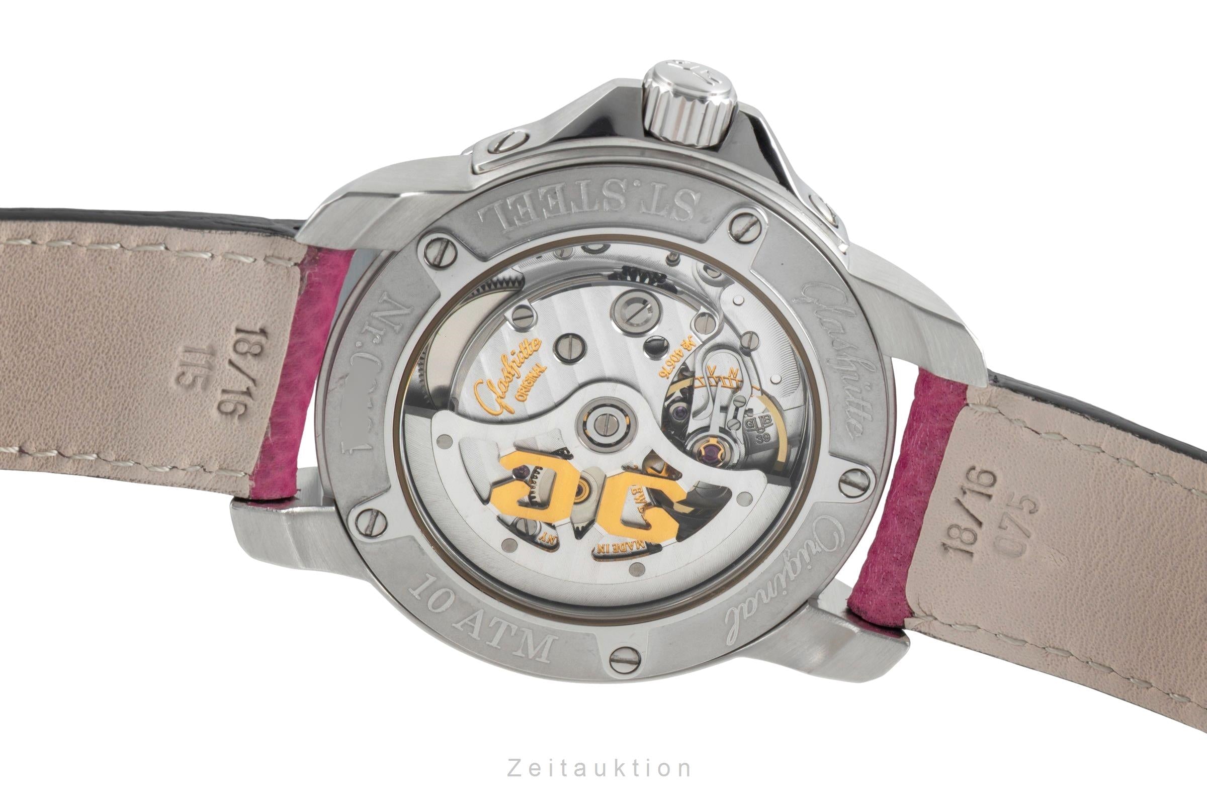 Glashütte Lady Sport acier automatique montre pour femmes 39-21-01-02-04  [2505705]