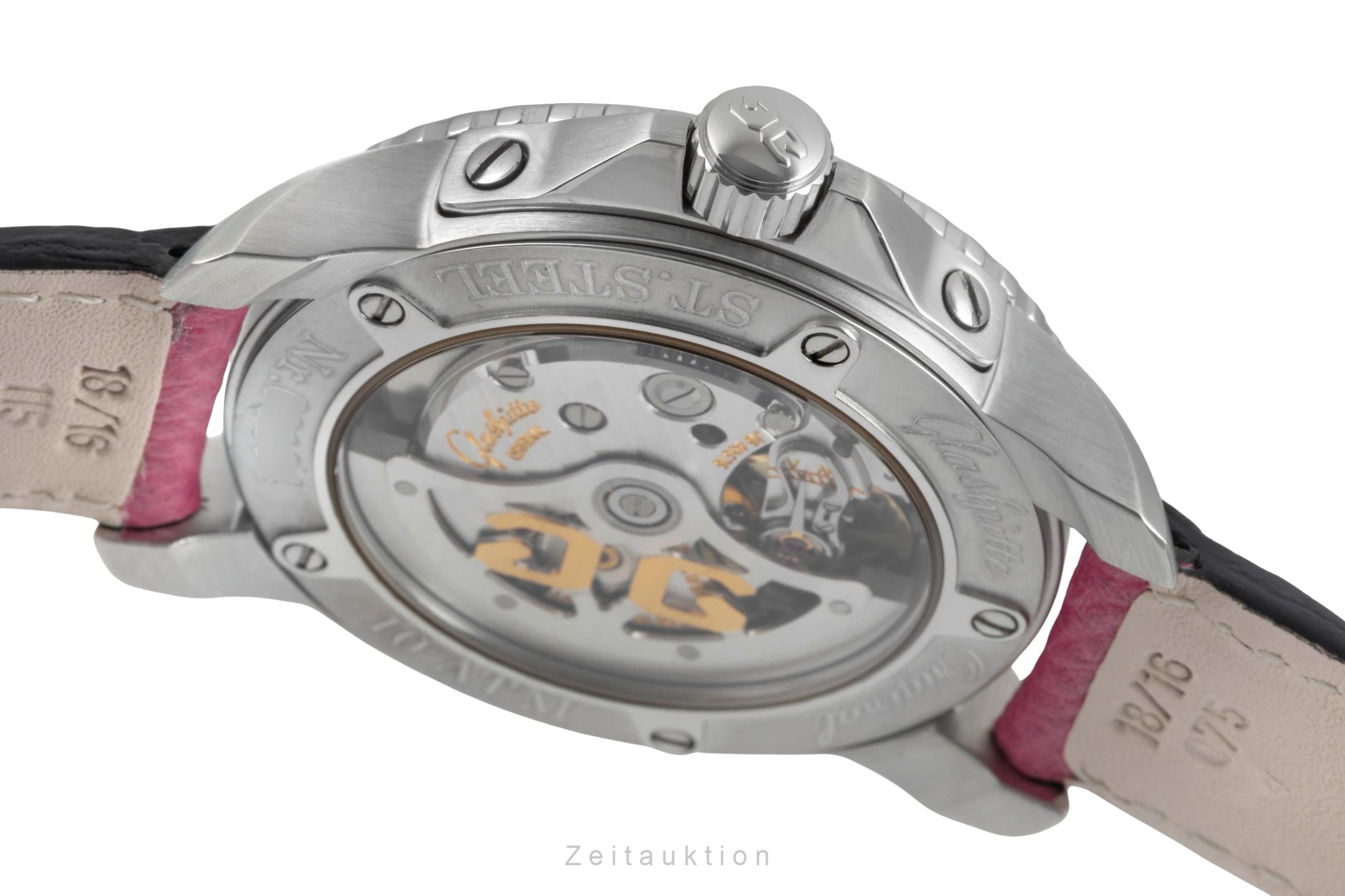 Glashütte Lady Sport acier automatique montre pour femmes 39-21-01-02-04  [2505705]