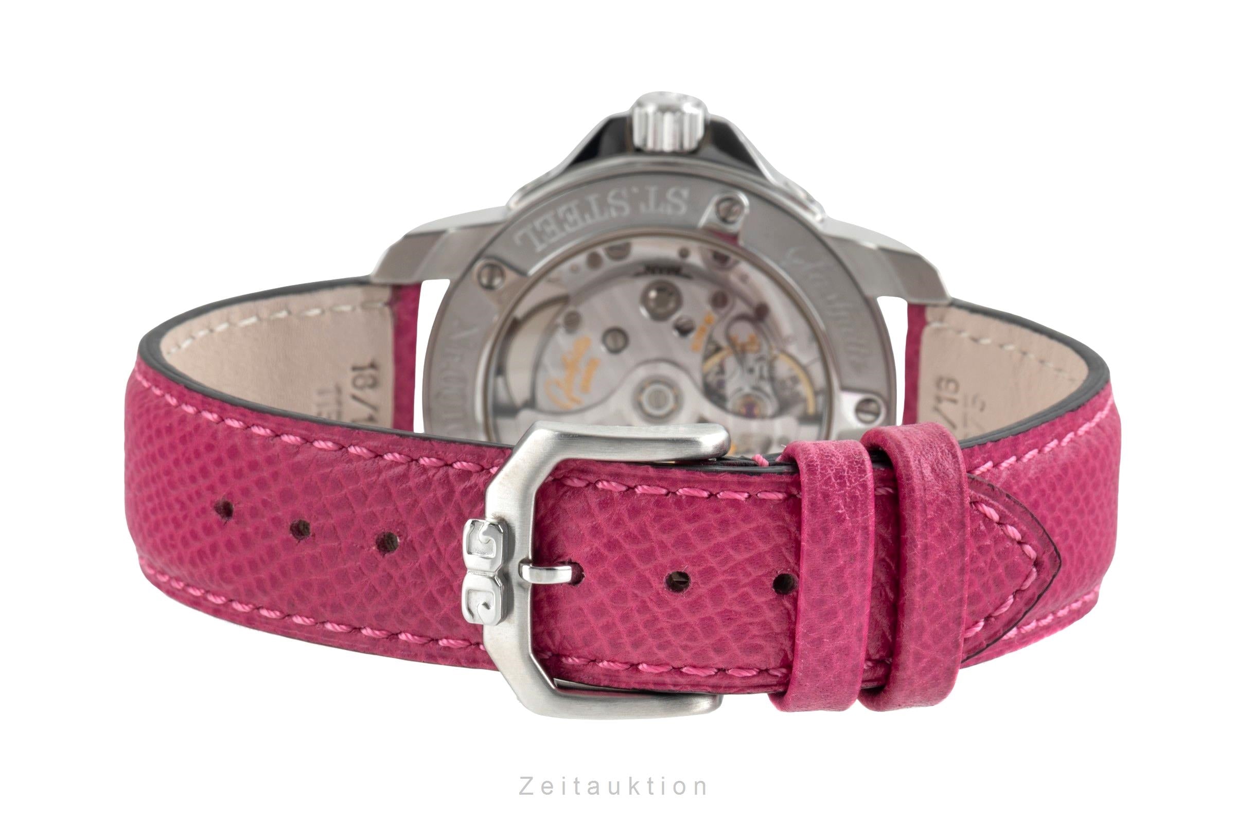 Glashütte Lady Sport acier automatique montre pour femmes 39-21-01-02-04  [2505705]