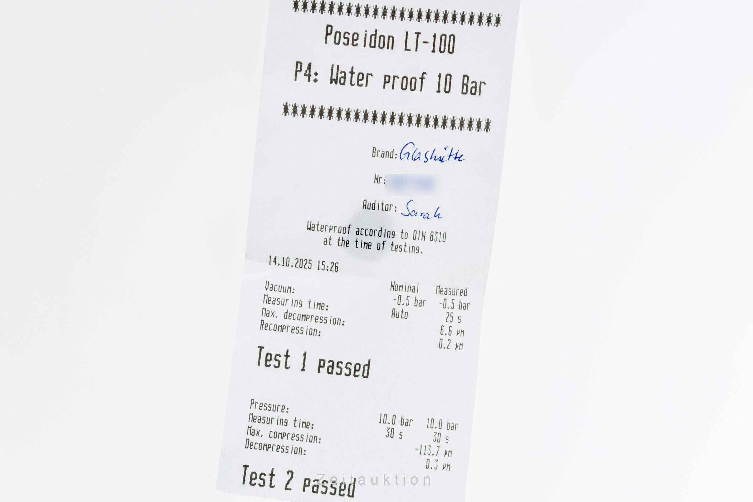 Glashütte Lady Sport acier automatique montre pour femmes 39-21-01-02-04  [2505705]