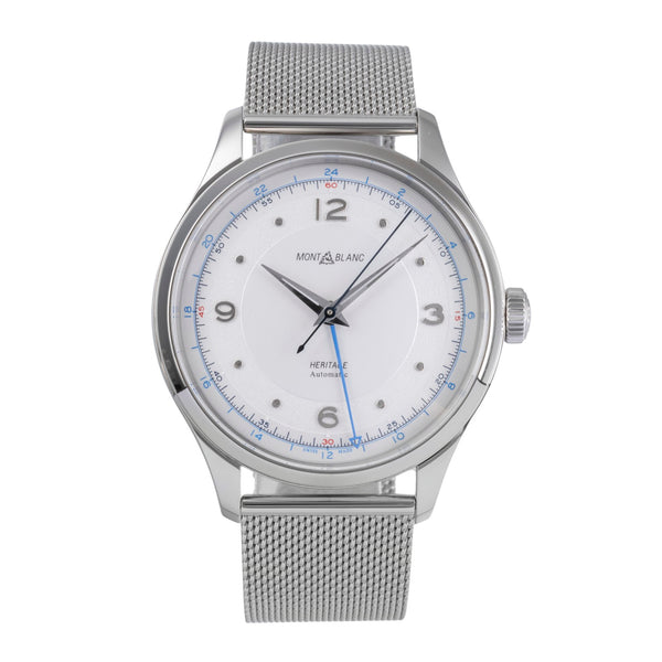 Montblanc Heritage acier automatique montre pour hommes 119949 7492  [2505706]