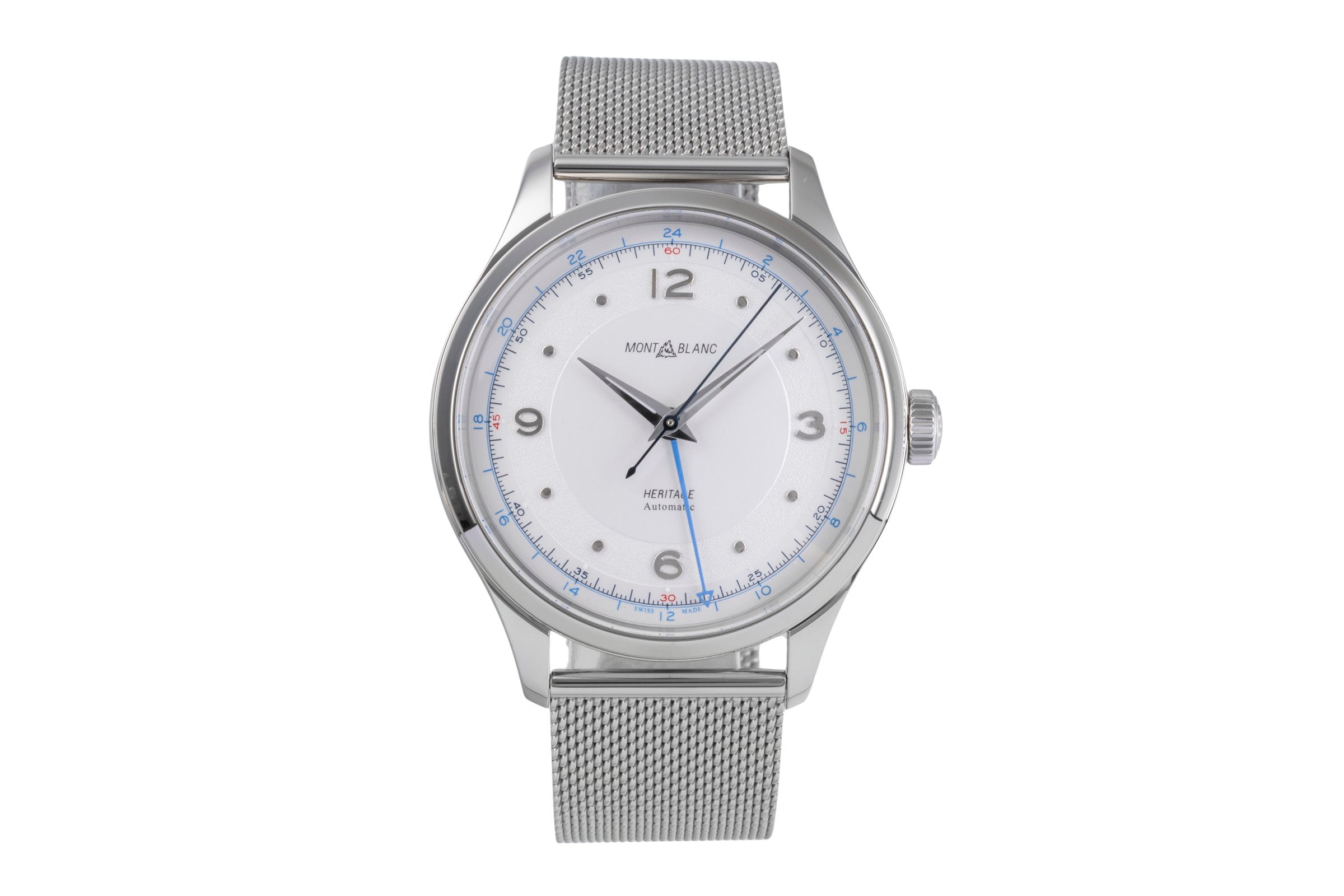 Montblanc Heritage acier automatique montre pour hommes 119949 7492  [2505706]