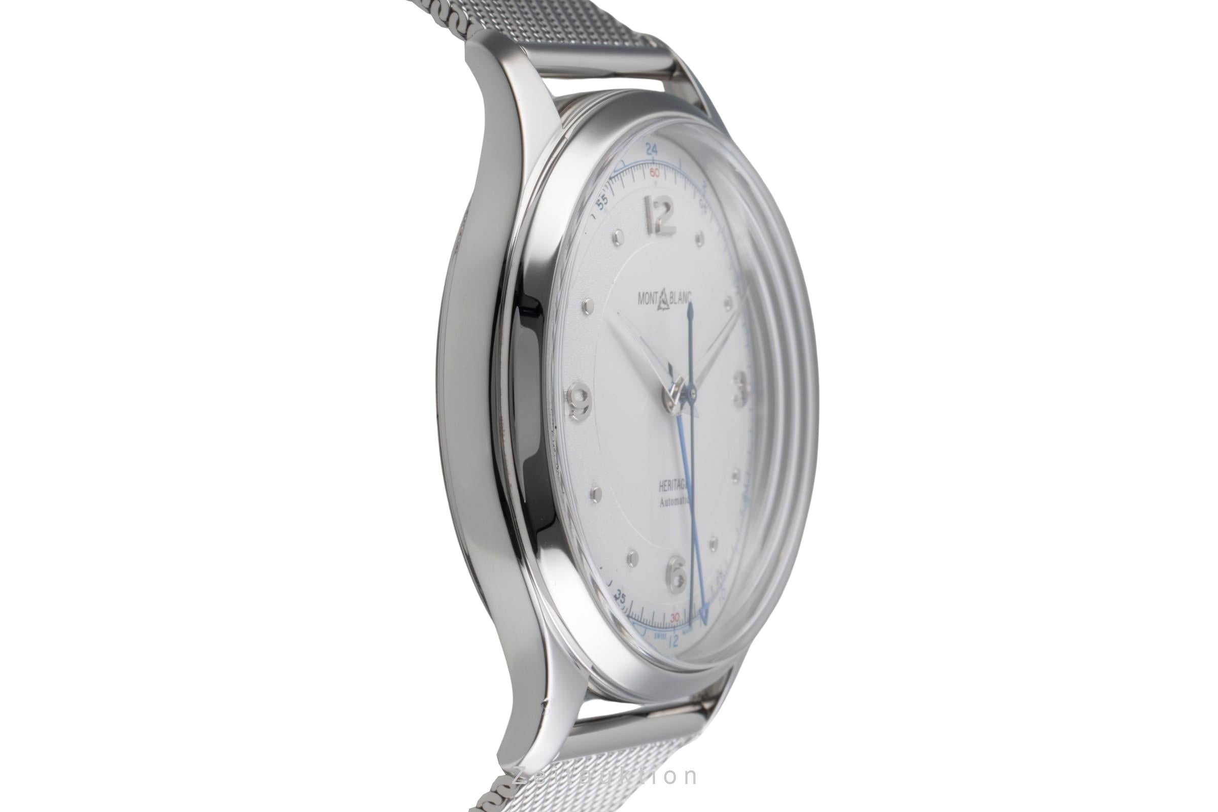 Montblanc Heritage acier automatique montre pour hommes 119949 7492  [2505706]