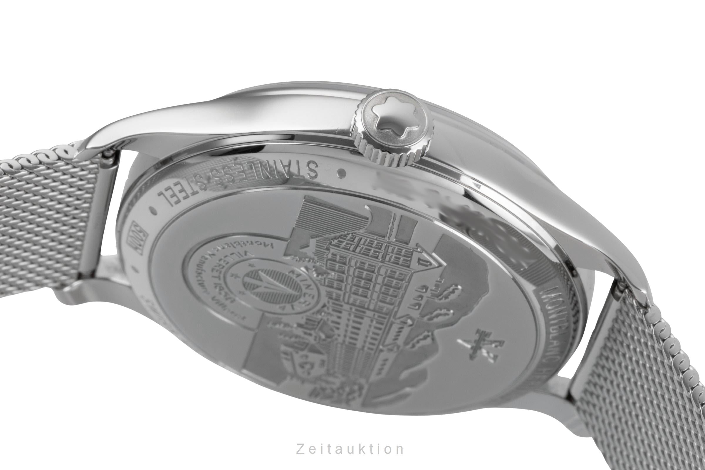 Montblanc Heritage acier automatique montre pour hommes 119949 7492  [2505706]