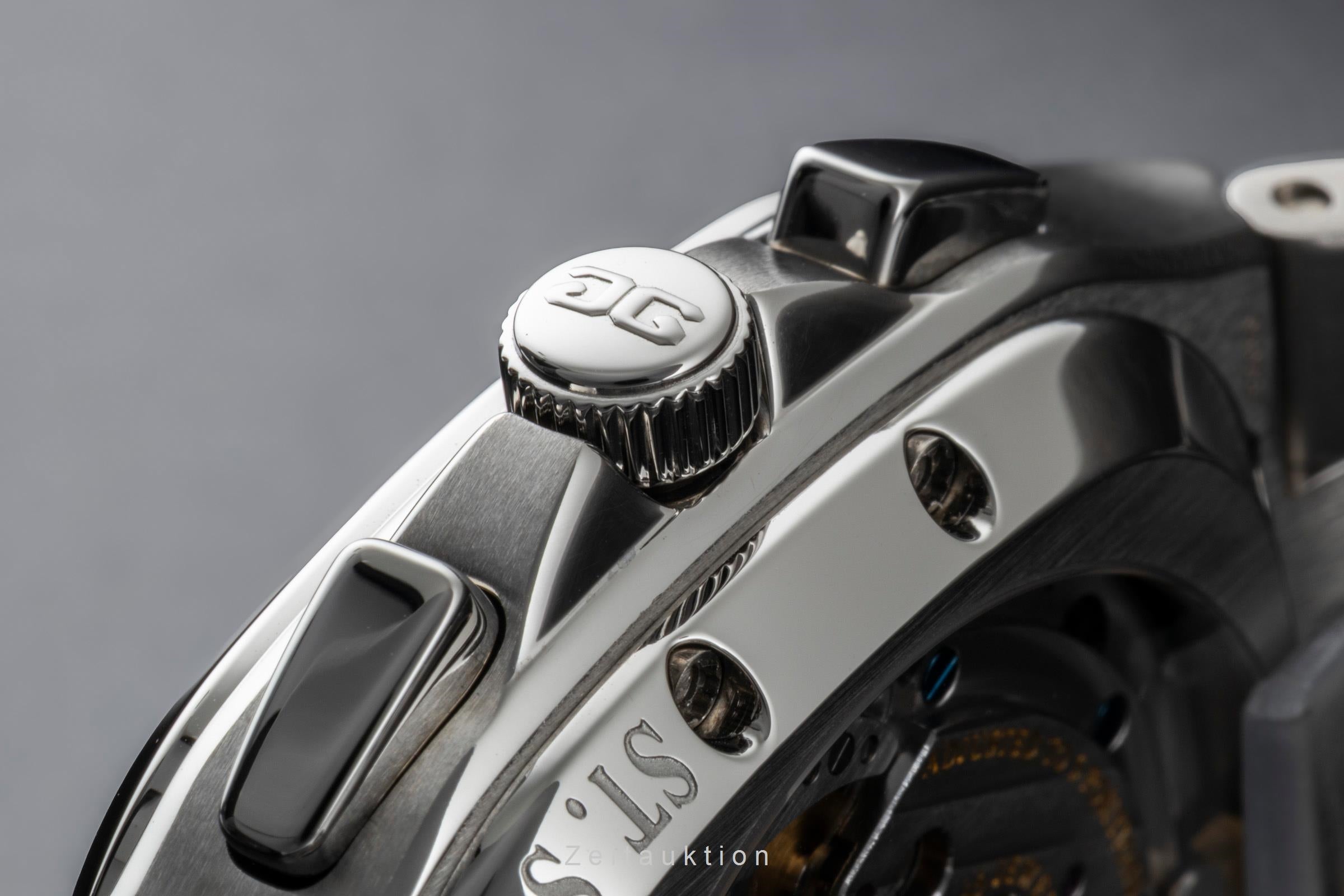 Glashütte Seventies chronographe acier automatique montre pour hommes 1-37-02-01-02-70 LP: 16100EUR  [2505708]