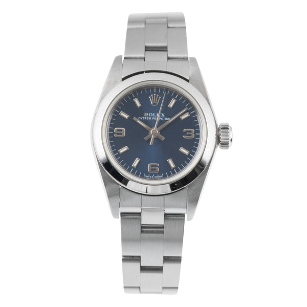 Rolex Oyster Perpetual steel automatic women's watch 67180  [2505711]