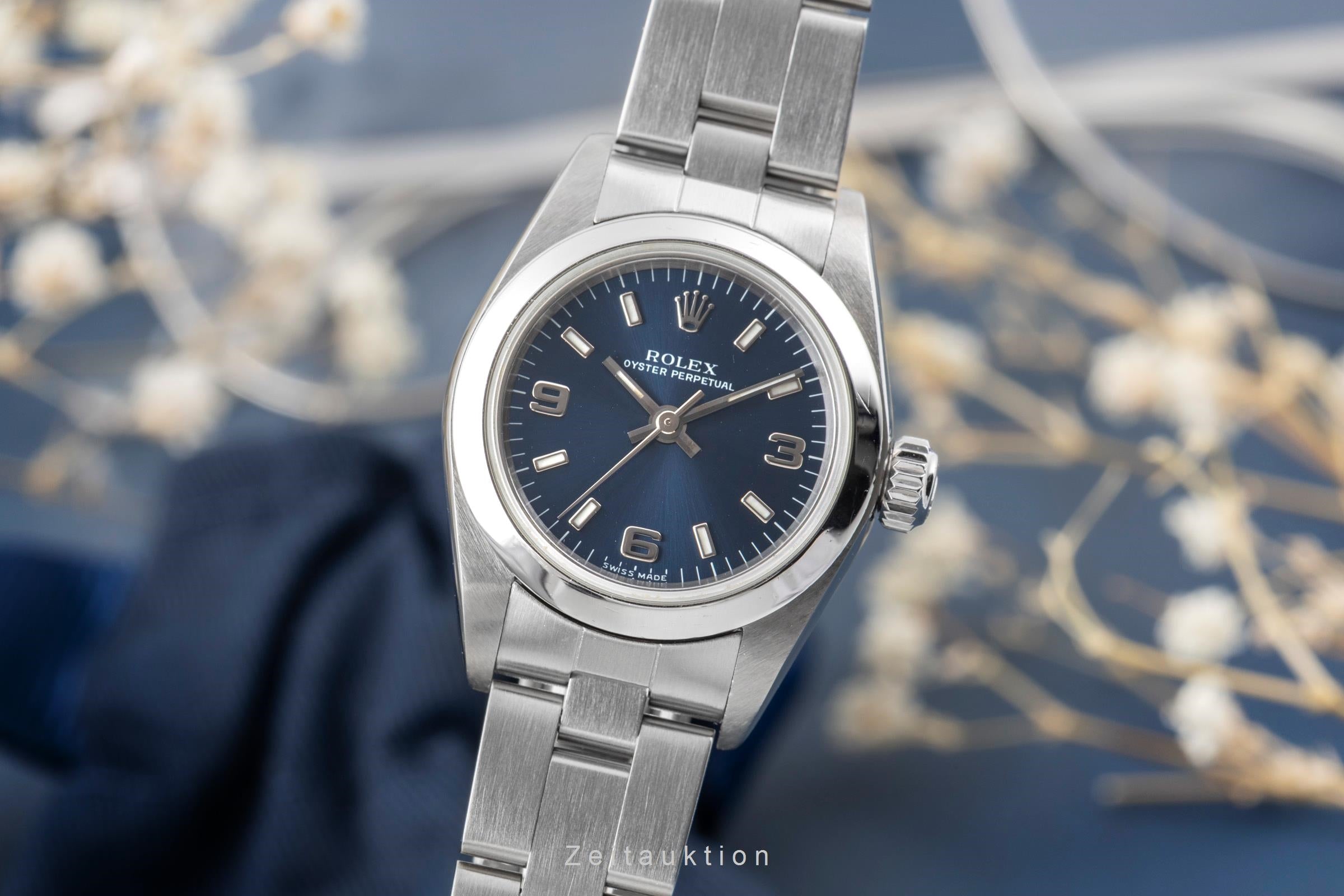 Rolex Oyster Perpetual steel automatic women's watch 67180  [2505711]