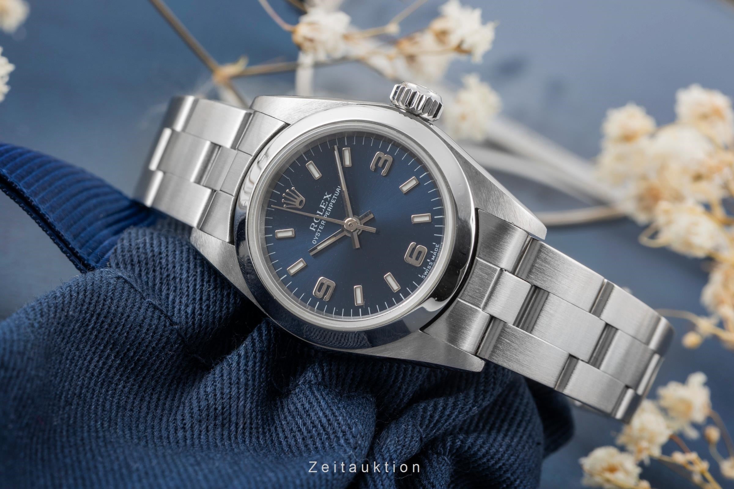 Rolex Oyster Perpetual steel automatic women's watch 67180  [2505711]