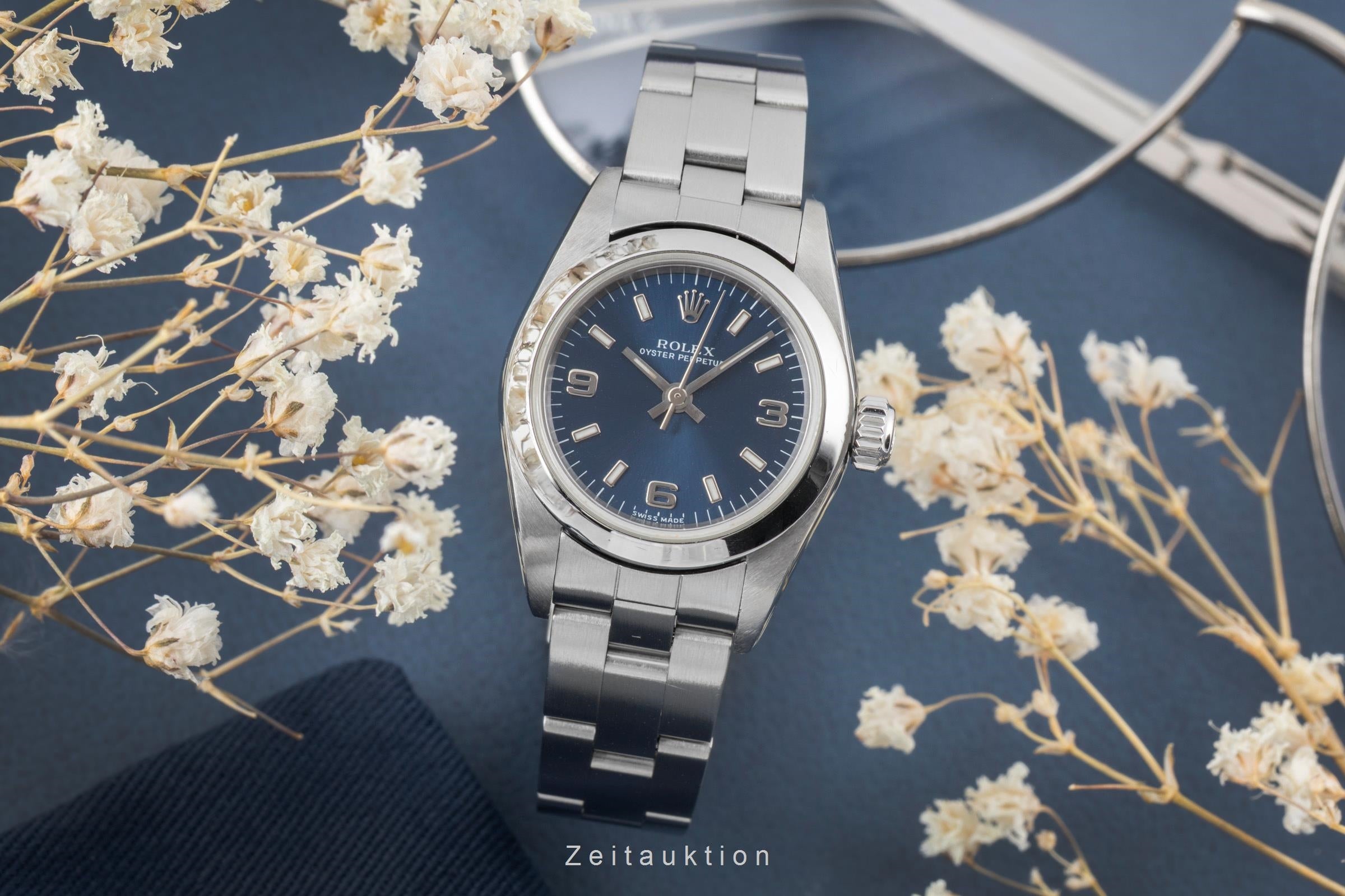 Rolex Oyster Perpetual steel automatic women's watch 67180  [2505711]