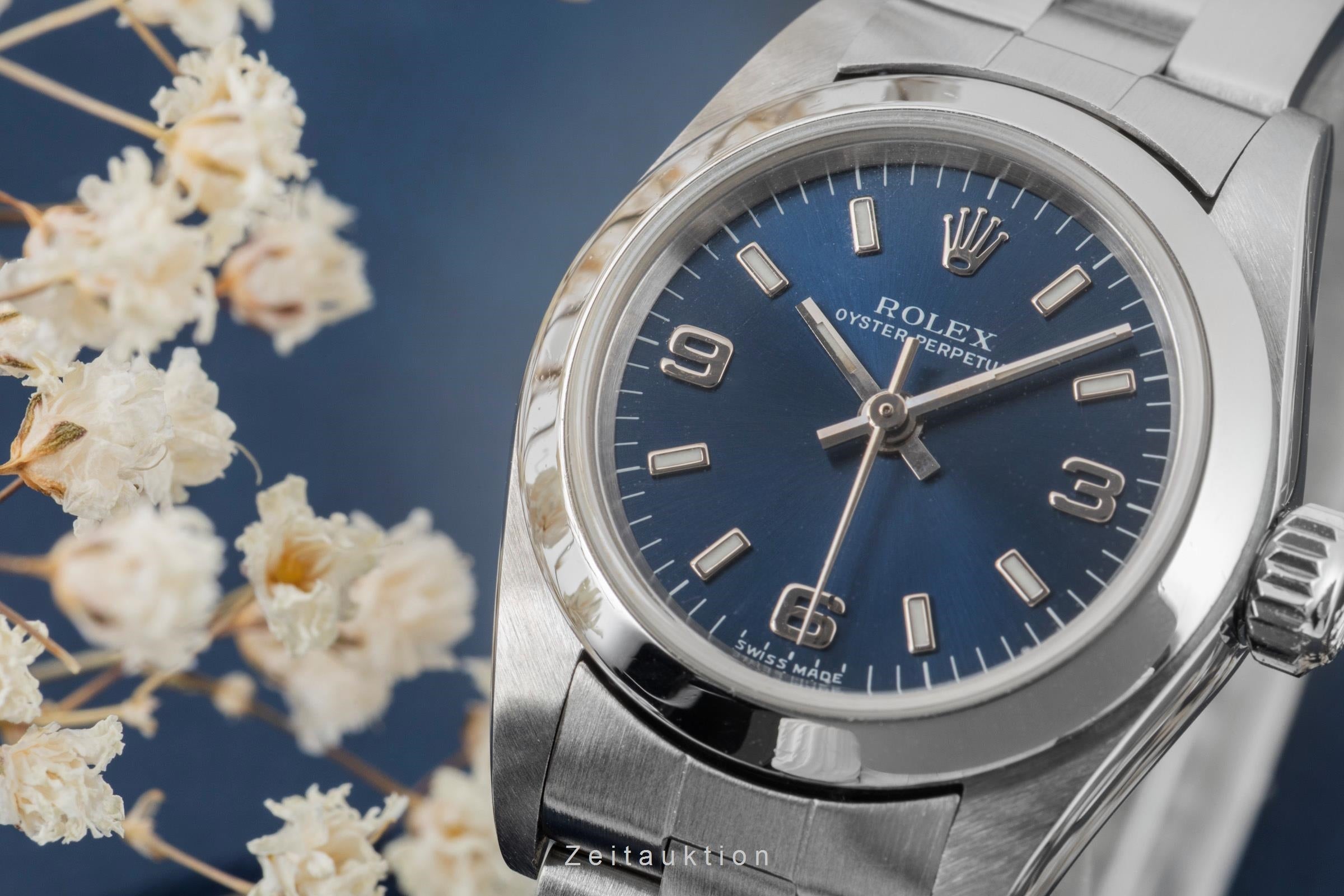 Rolex Oyster Perpetual steel automatic women's watch 67180  [2505711]