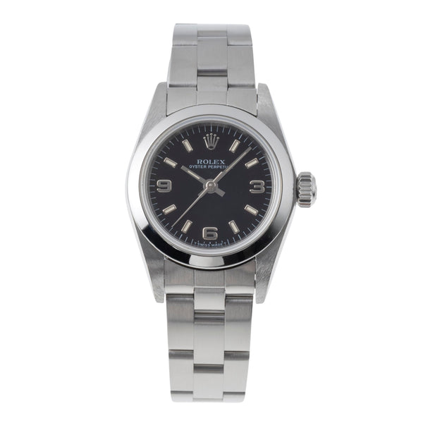 Rolex Oyster Perpetual steel automatic women's watch 67180  [2505712]