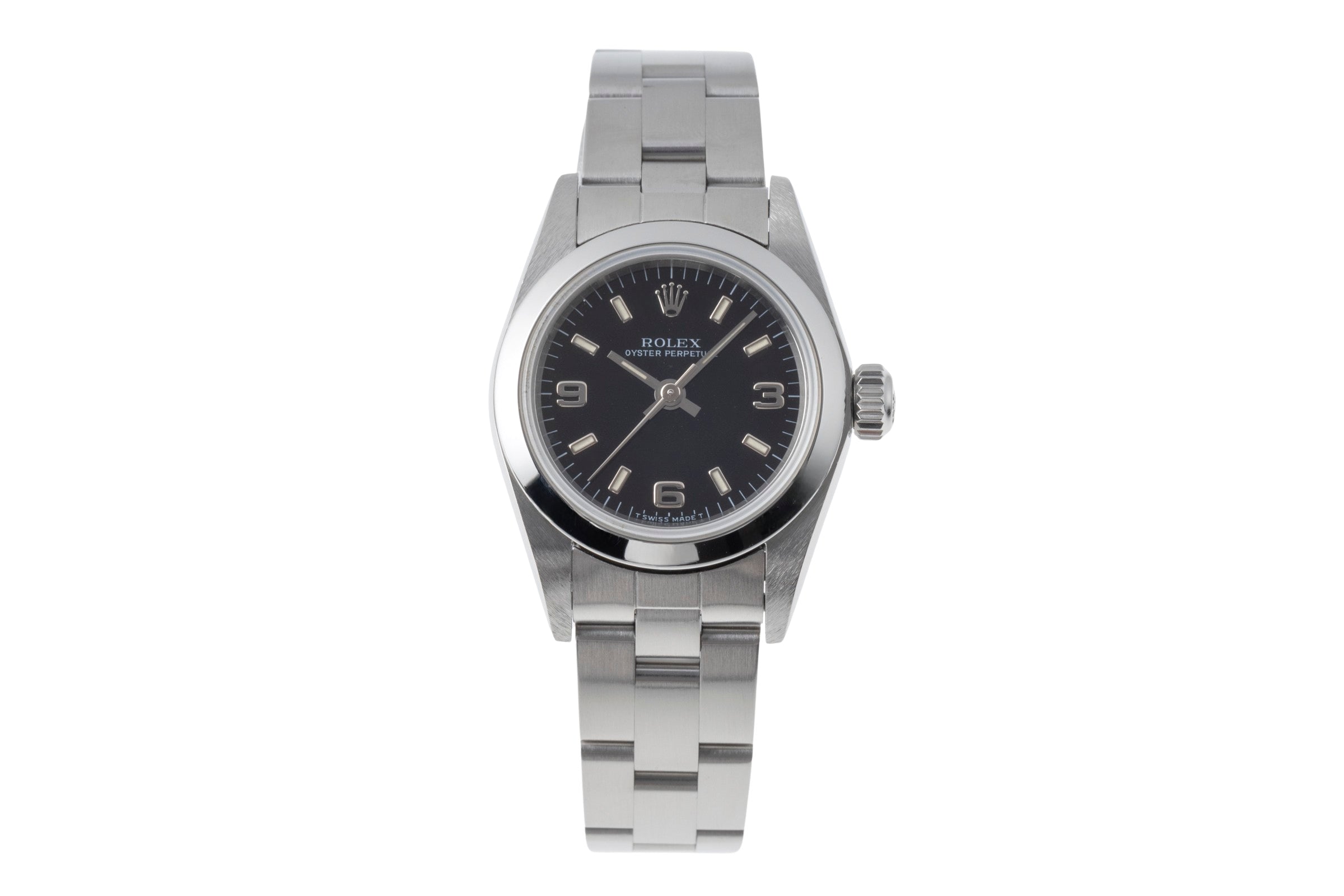 Rolex Oyster Perpetual steel automatic women's watch 67180  [2505712]