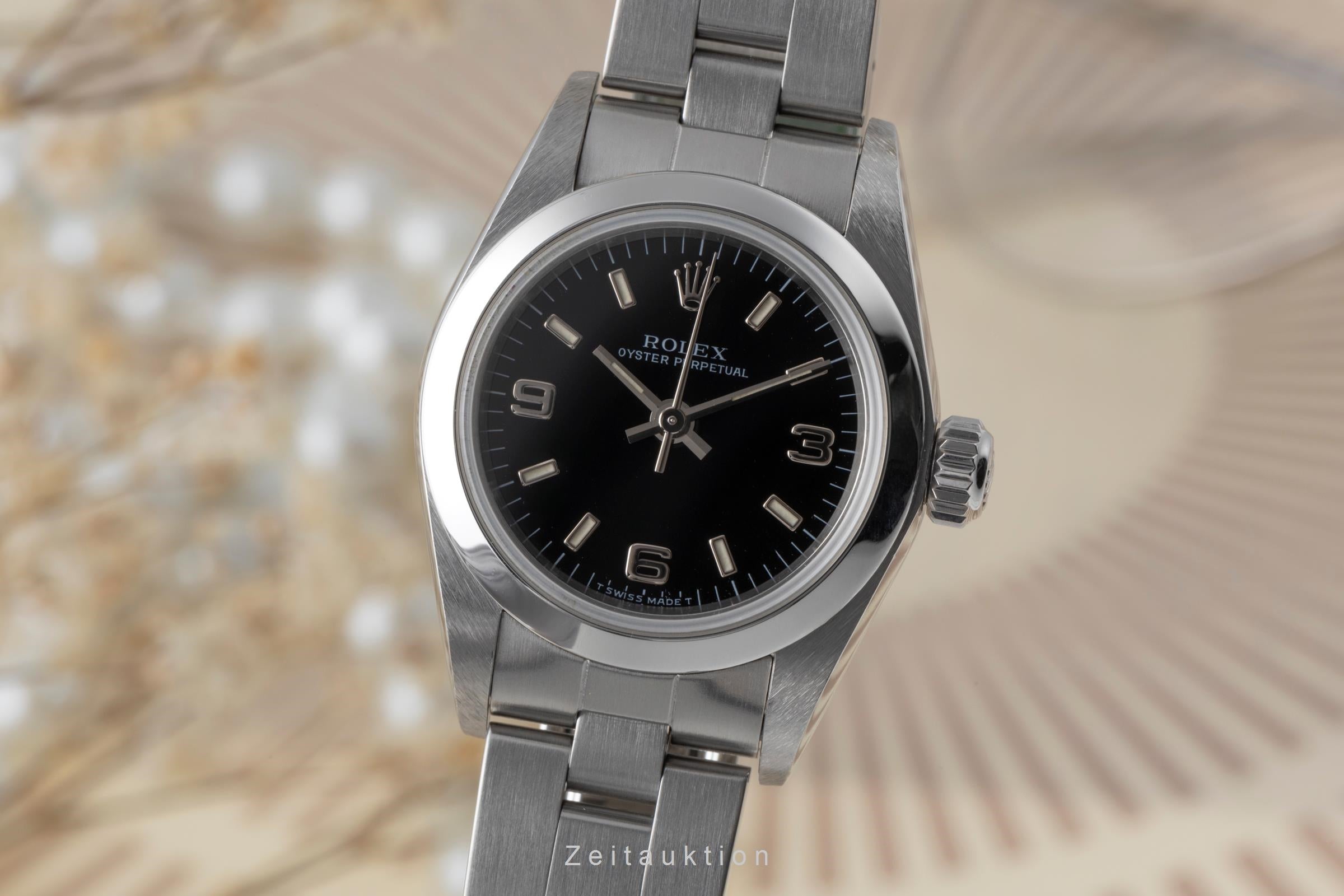 Rolex Oyster Perpetual steel automatic women's watch 67180  [2505712]