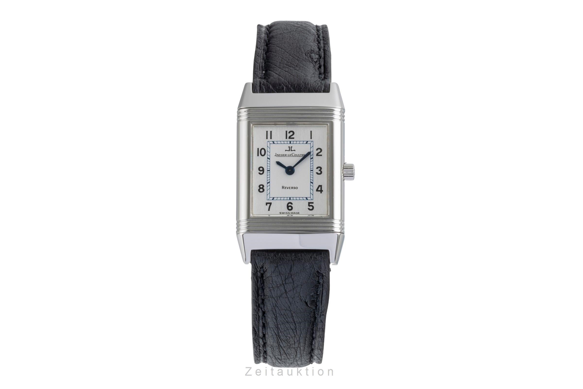 Jaeger LeCoultre Reverso steel quartz women's watch Q2618420  , 260.840.082B  [2505713]