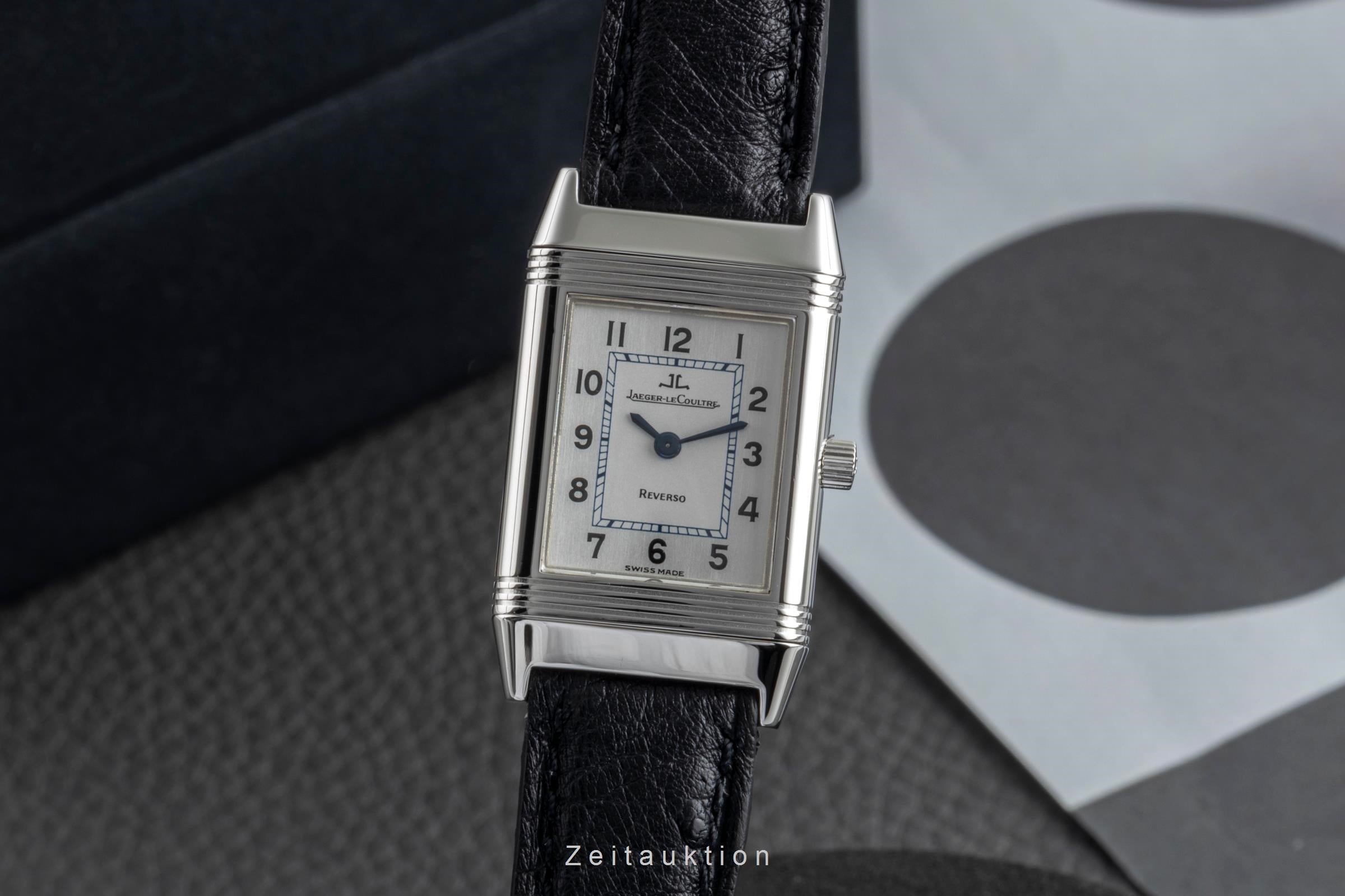 Jaeger LeCoultre Reverso steel quartz women's watch Q2618420  , 260.840.082B  [2505713]