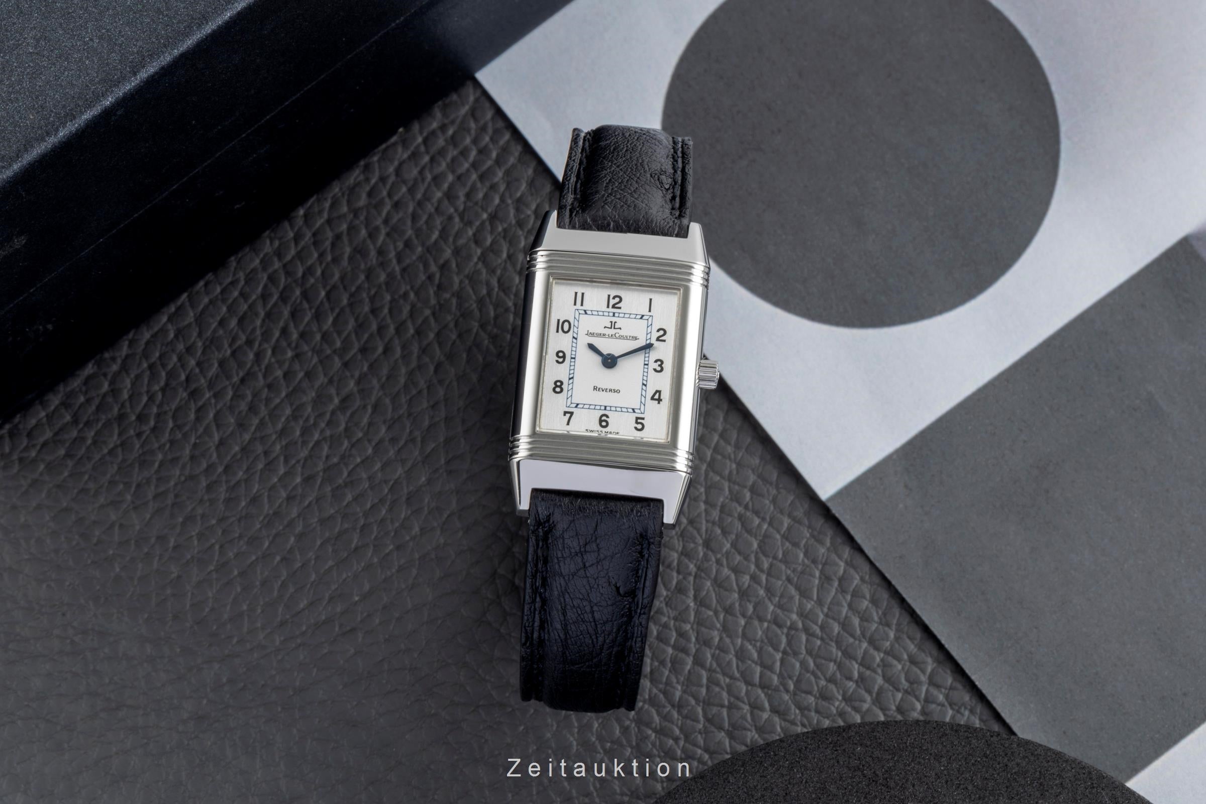 Jaeger LeCoultre Reverso steel quartz women's watch Q2618420  , 260.840.082B  [2505713]