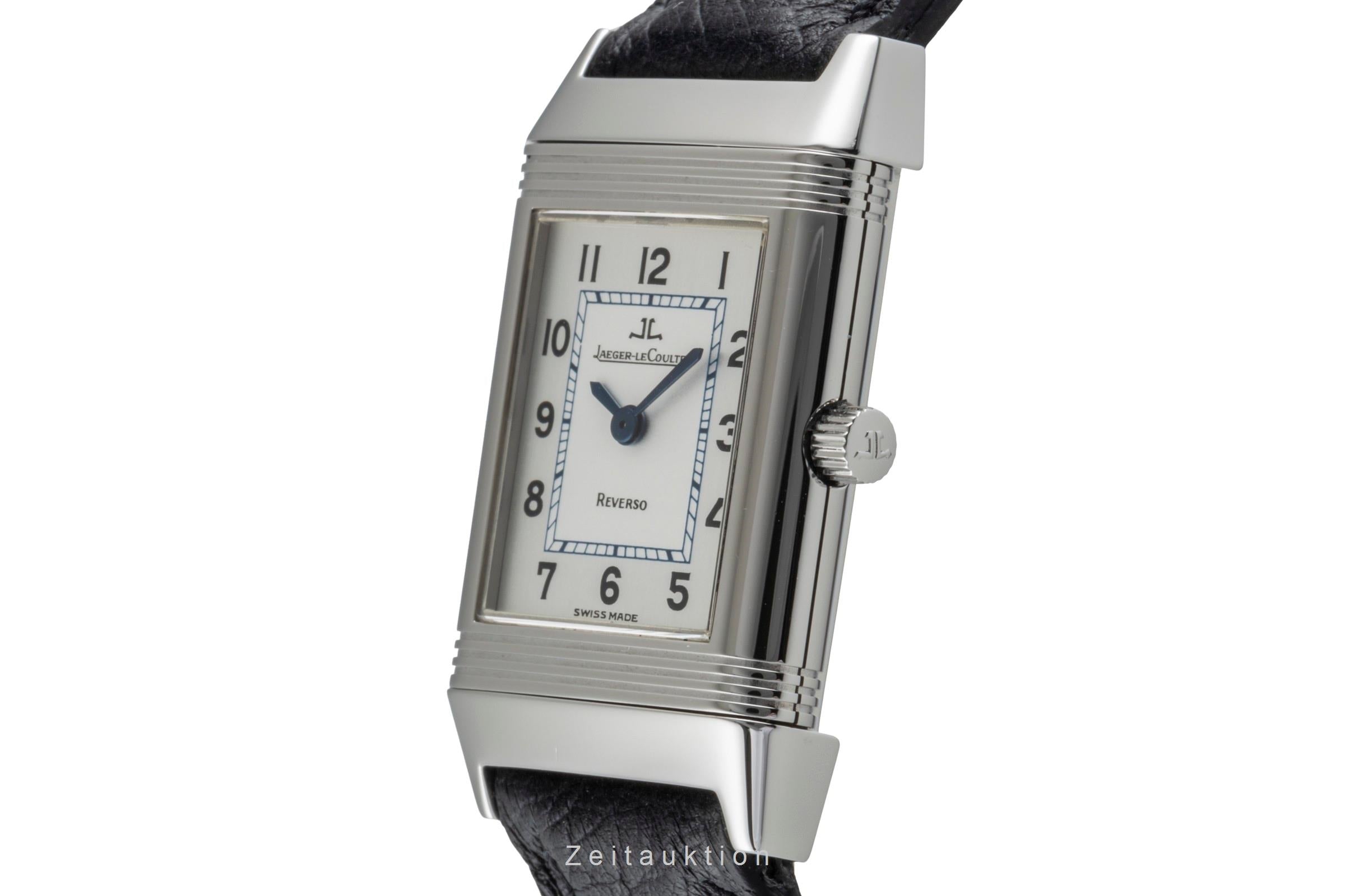 Jaeger LeCoultre Reverso steel quartz women's watch Q2618420  , 260.840.082B  [2505713]