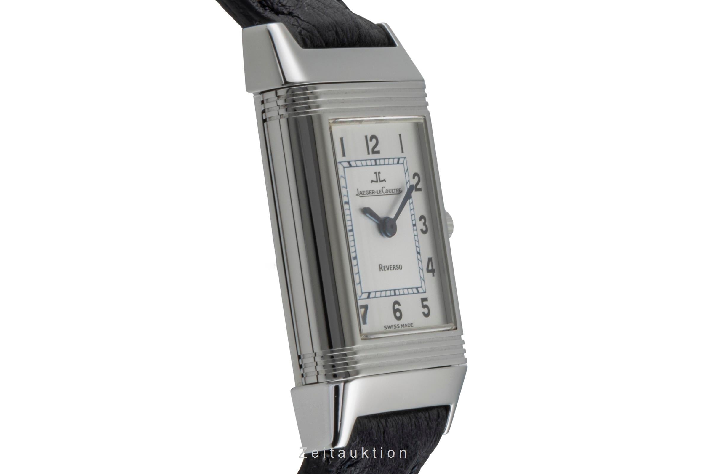 Jaeger LeCoultre Reverso steel quartz women's watch Q2618420  , 260.840.082B  [2505713]