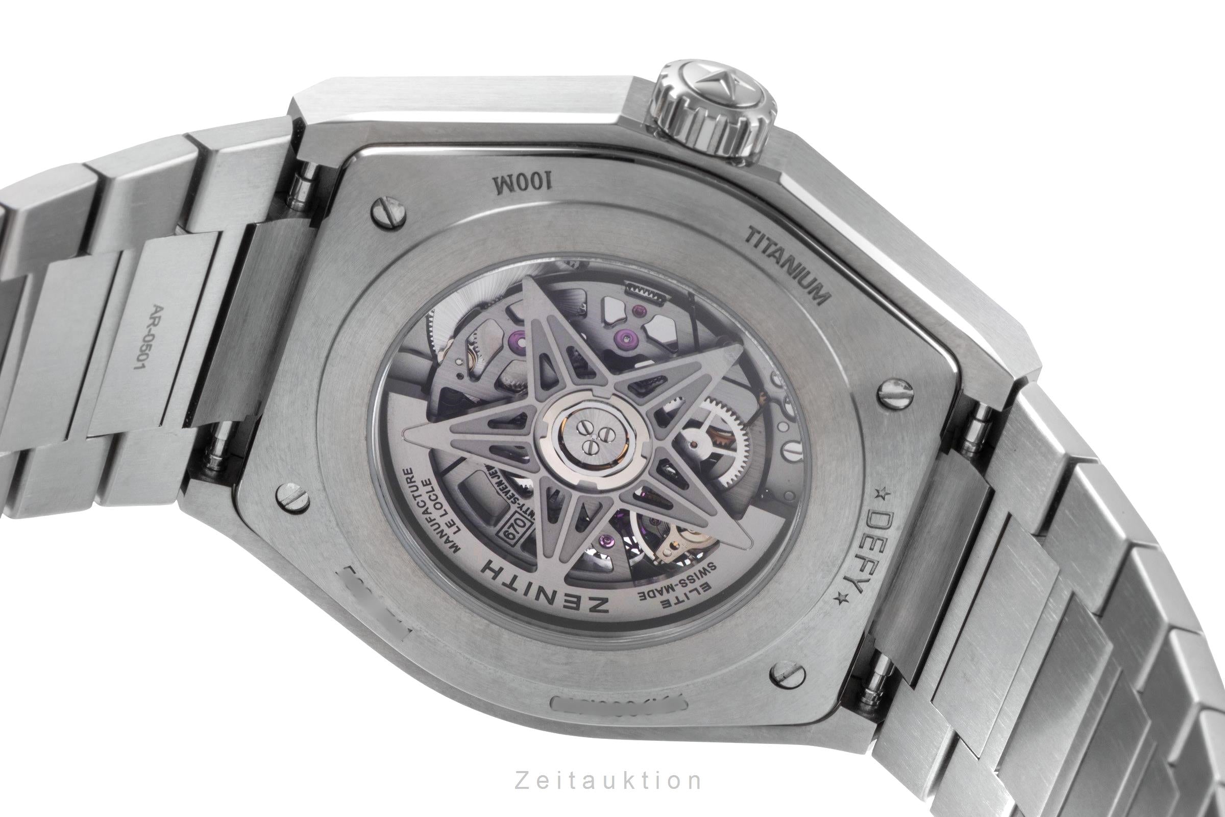 Zenith Defy titanium automatic men's watch 95.9000.670/78.M9000	  [2505719]