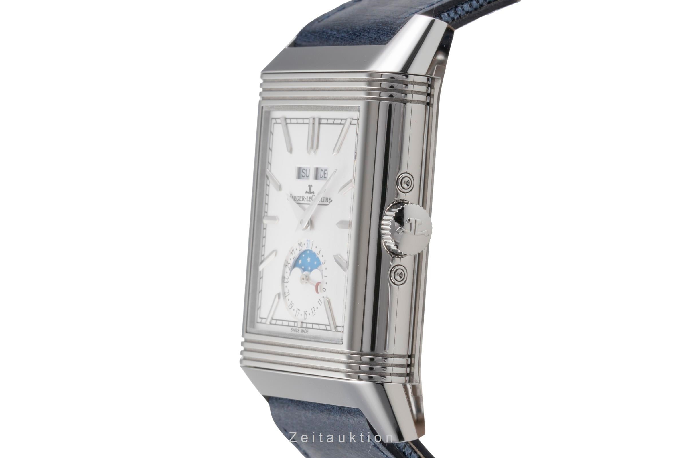 Jaeger LeCoultre Reverso acciaio carica manuale orologio da uomo Q3918420  216.8.D3 LP: 18900EUR  [2505720]