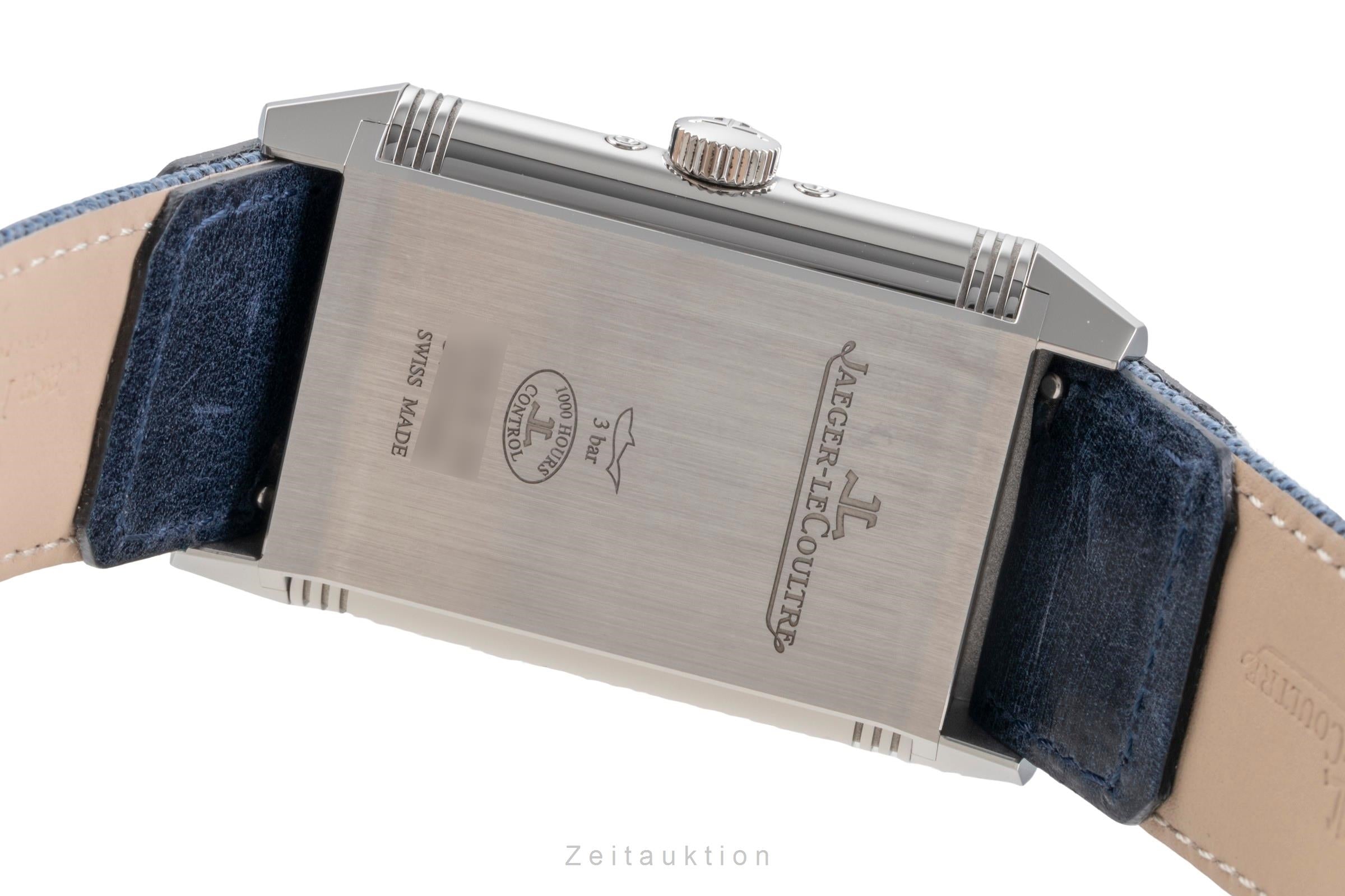 Jaeger LeCoultre Reverso acciaio carica manuale orologio da uomo Q3918420  216.8.D3 LP: 18900EUR  [2505720]