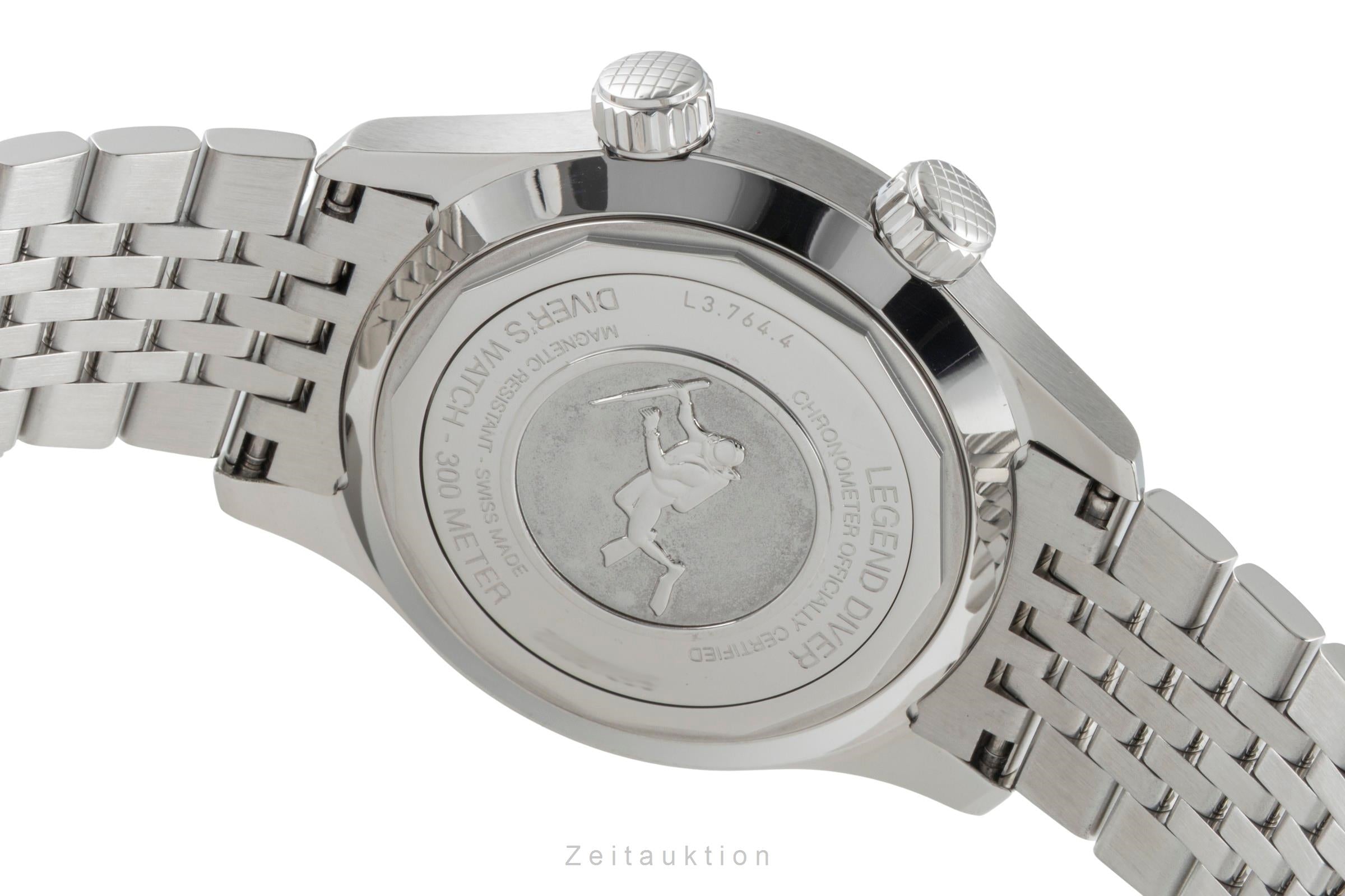 Longines Legend Diver acier automatique montre pour hommes L3.764.4.90.6 LP: 3700EUR  [2505722]