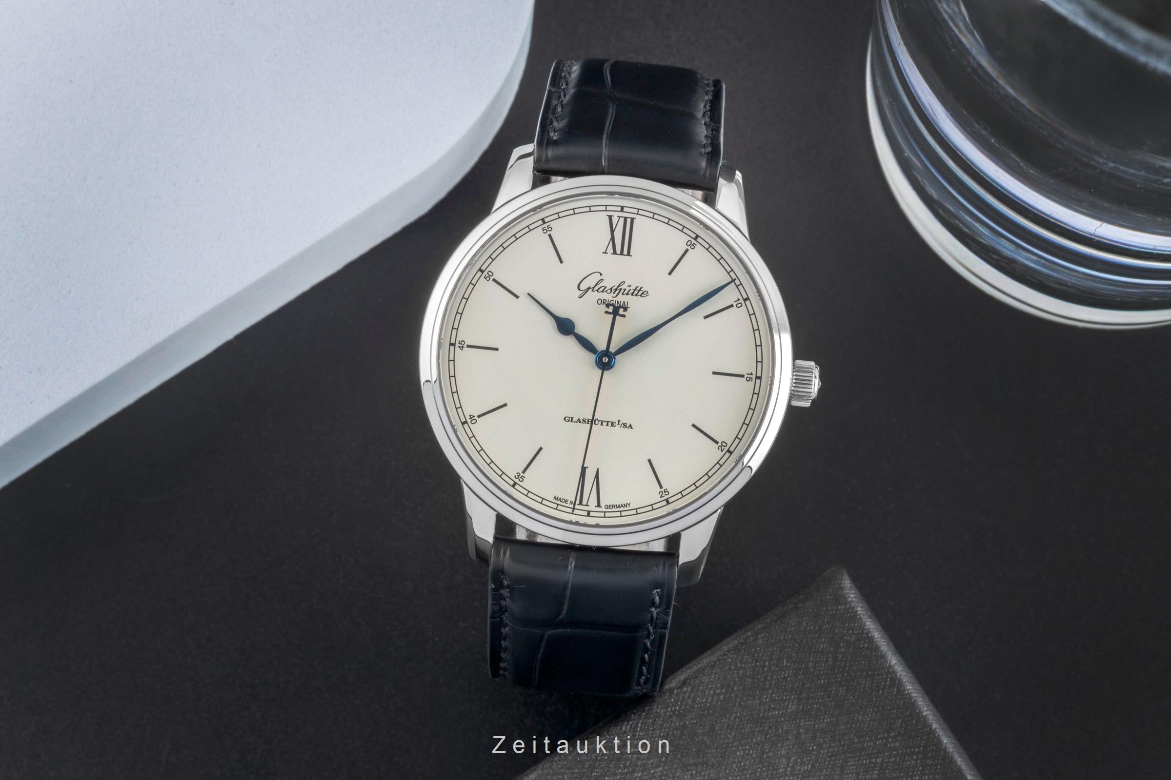 Glashütte Senator steel automatic men's watch 1-36-01-01-02-01	 LP: 9600EUR  [2505723]