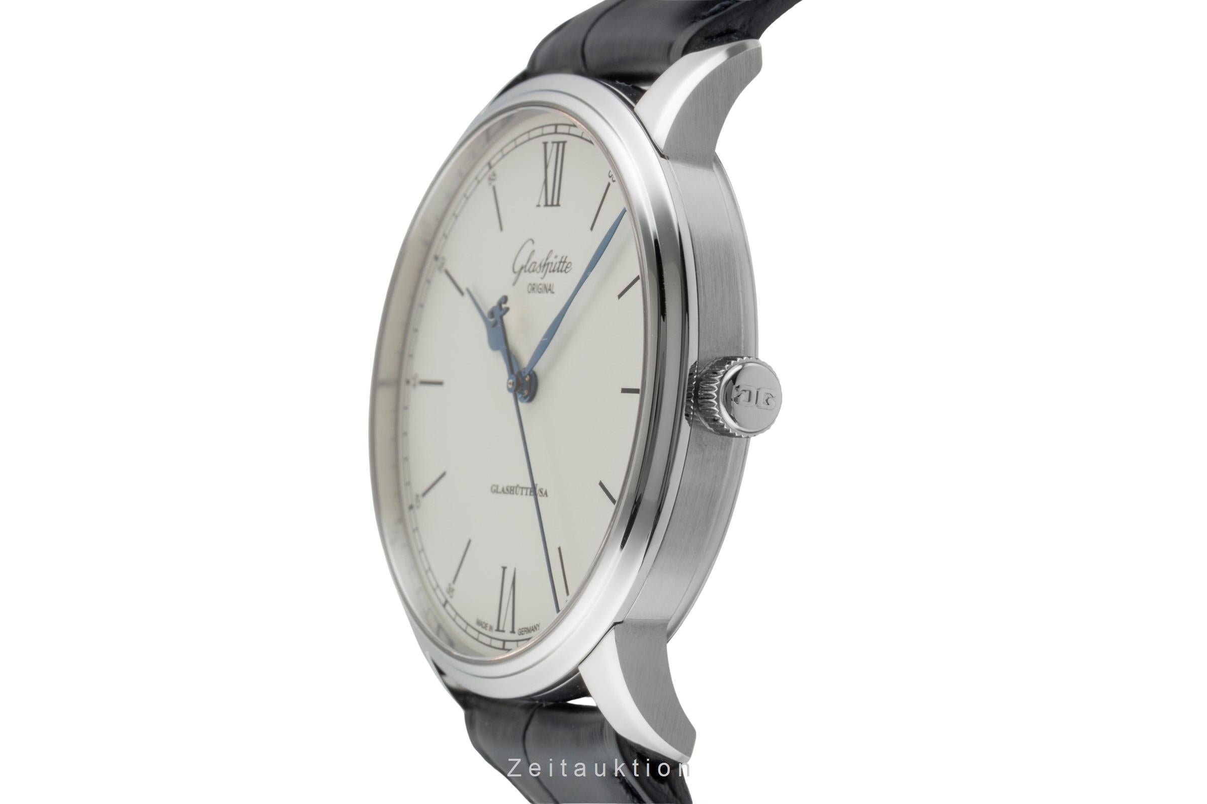 Glashütte Senator steel automatic men's watch 1-36-01-01-02-01	 LP: 9600EUR  [2505723]