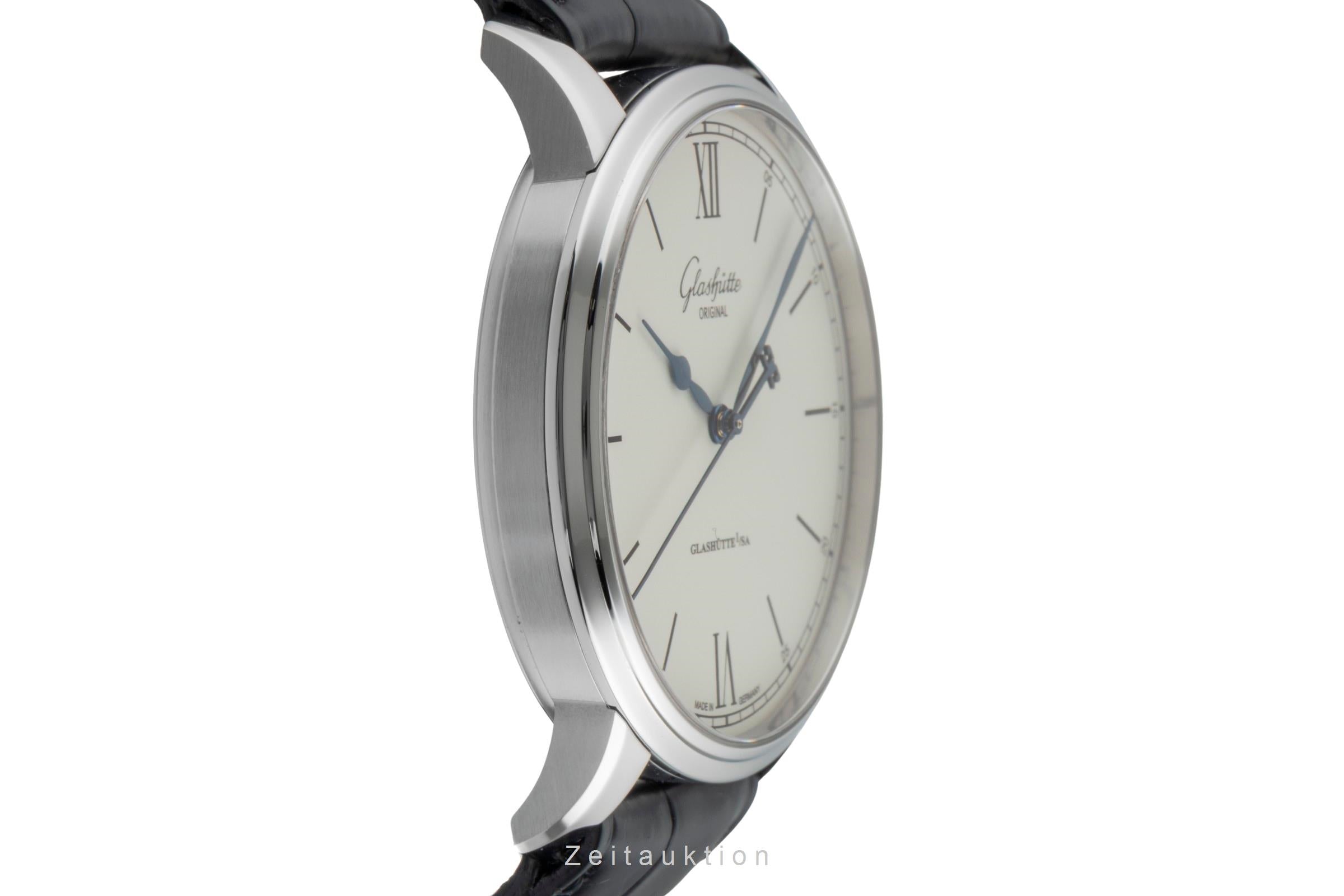 Glashütte Senator steel automatic men's watch 1-36-01-01-02-01	 LP: 9600EUR  [2505723]